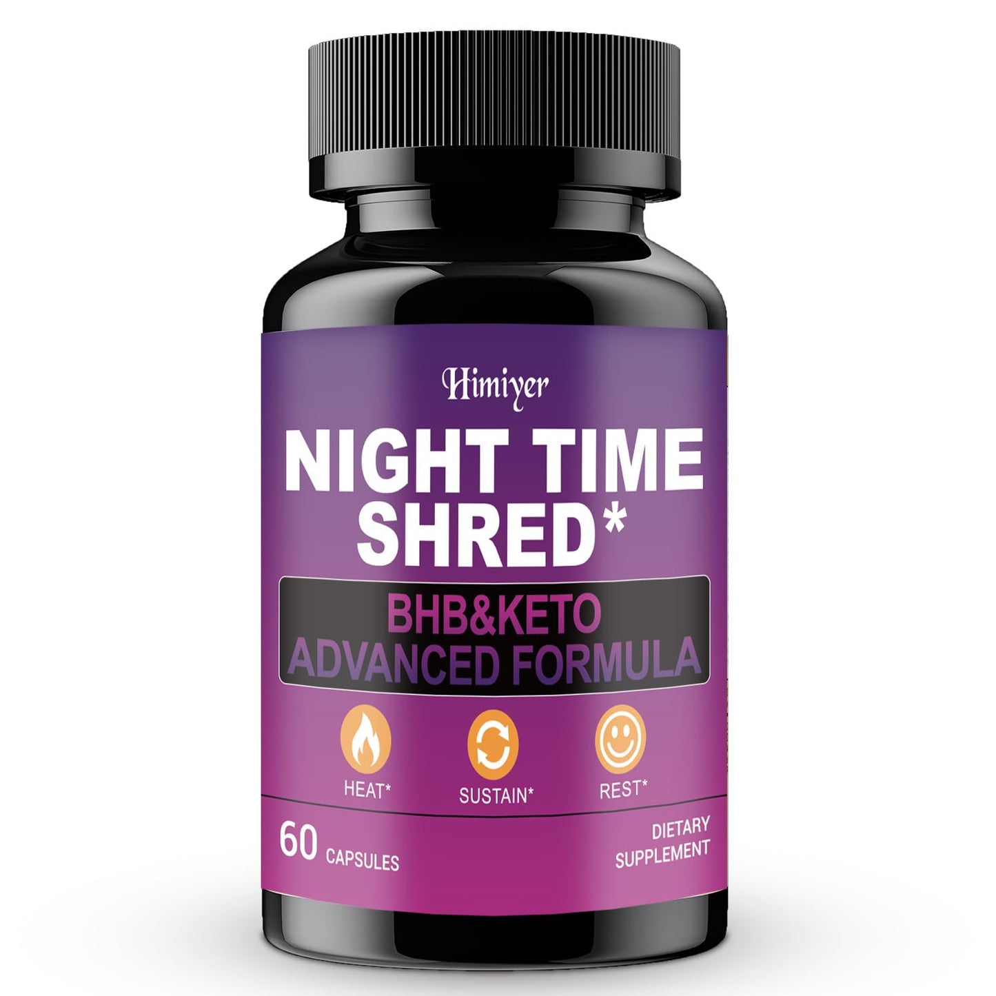 Himiyer Night Time Shred BHB & Keto Advanced Formula 60 Capsules