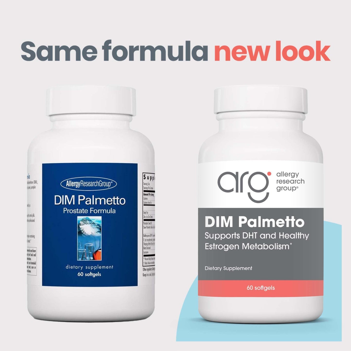 Allergy Research Group ARG DIM Palmetto Softgels 60