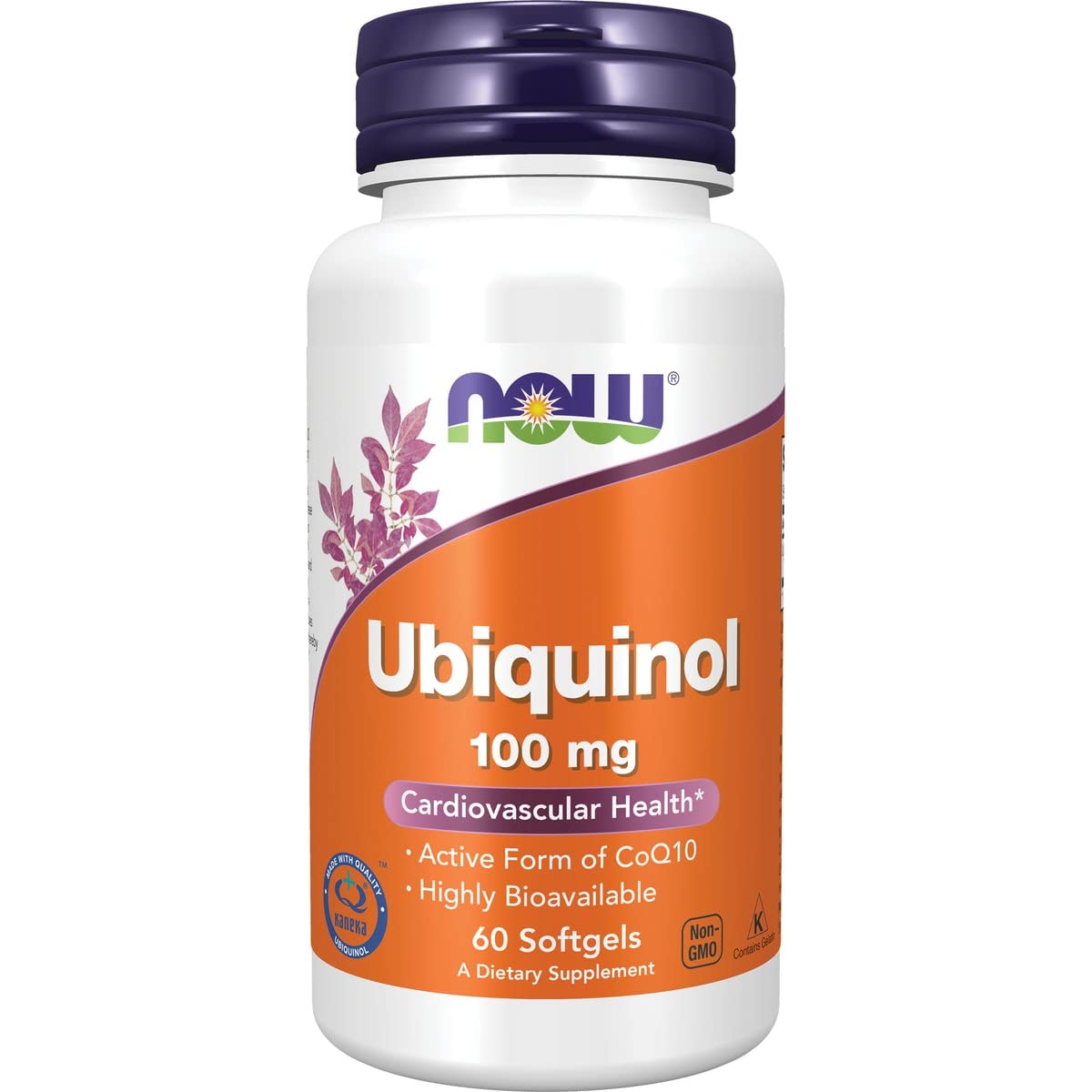 NOW Foods Ubiquinol 100 mg Softgel, 60 Softgels
