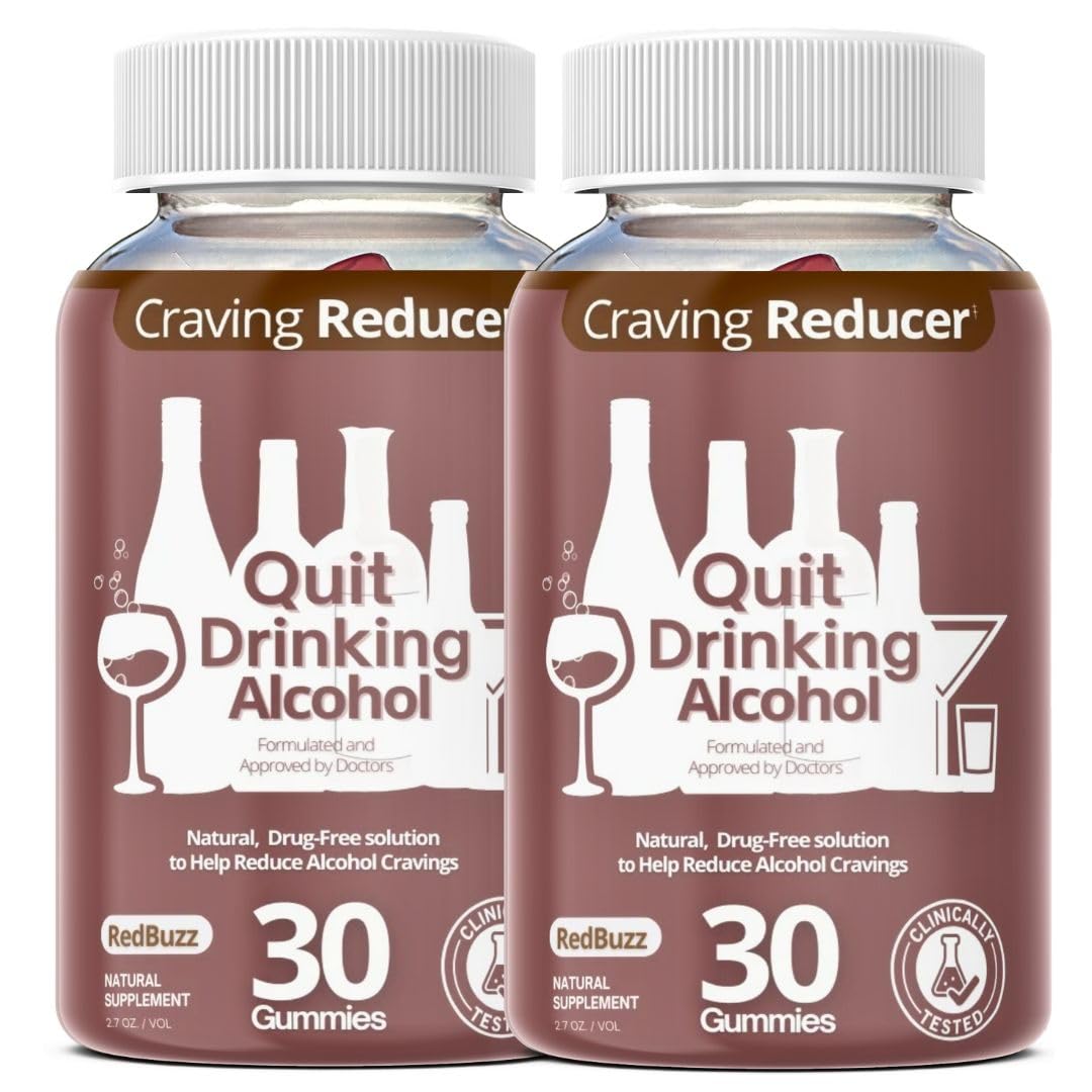 Drop The Craving Quit Alcohol Gummies, 60 Gummies