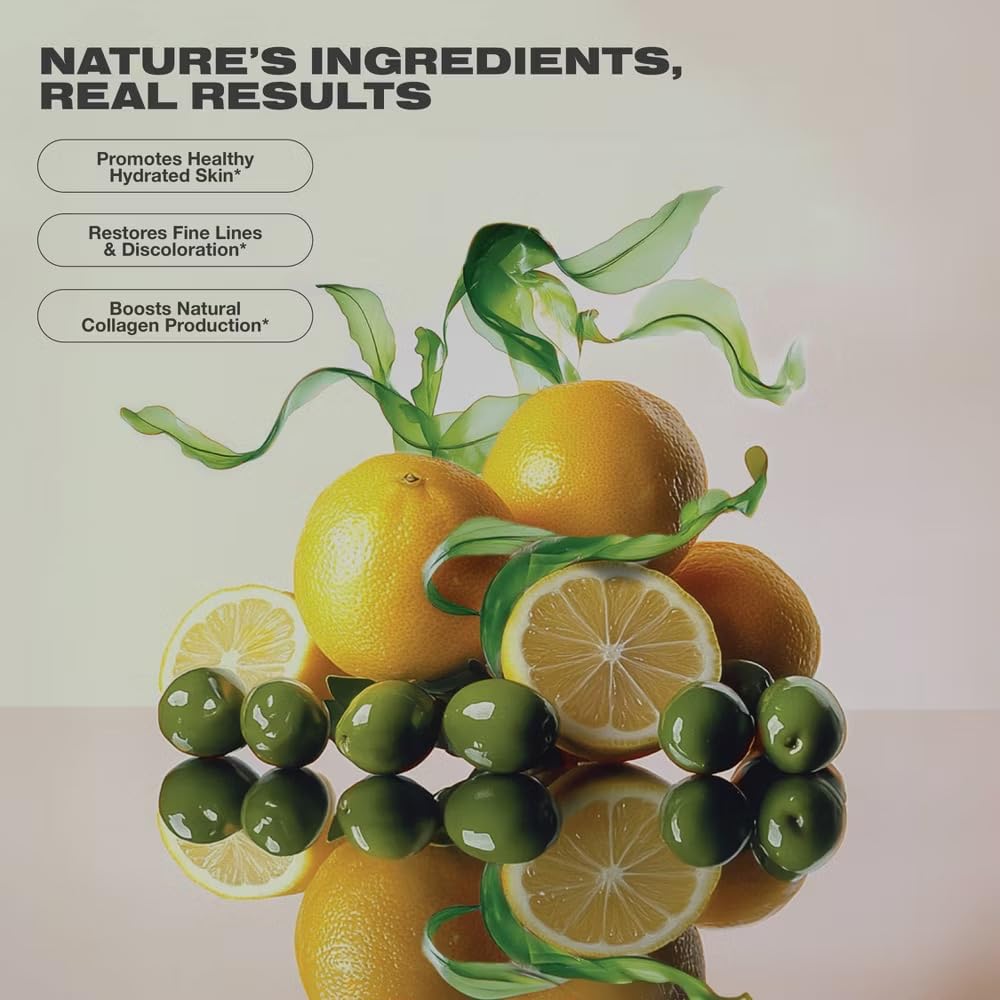IMARAÏS BEAUTY Glow Skincare Gummies, Collagen-Boosting, Vitamin C & Marine Algae, Vegan, Sugar-Free, 30 ct
