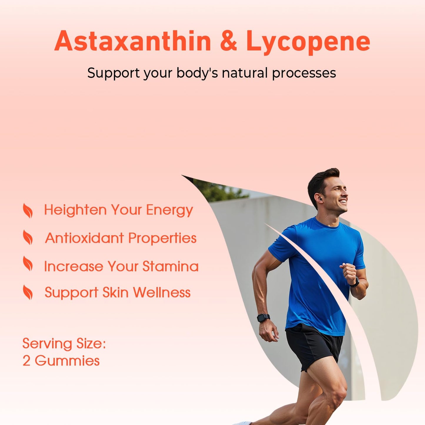 PRETANT Prostate Health Supplements for Men, Astaxanthin + Lycopene Gummies, 5 Ounce