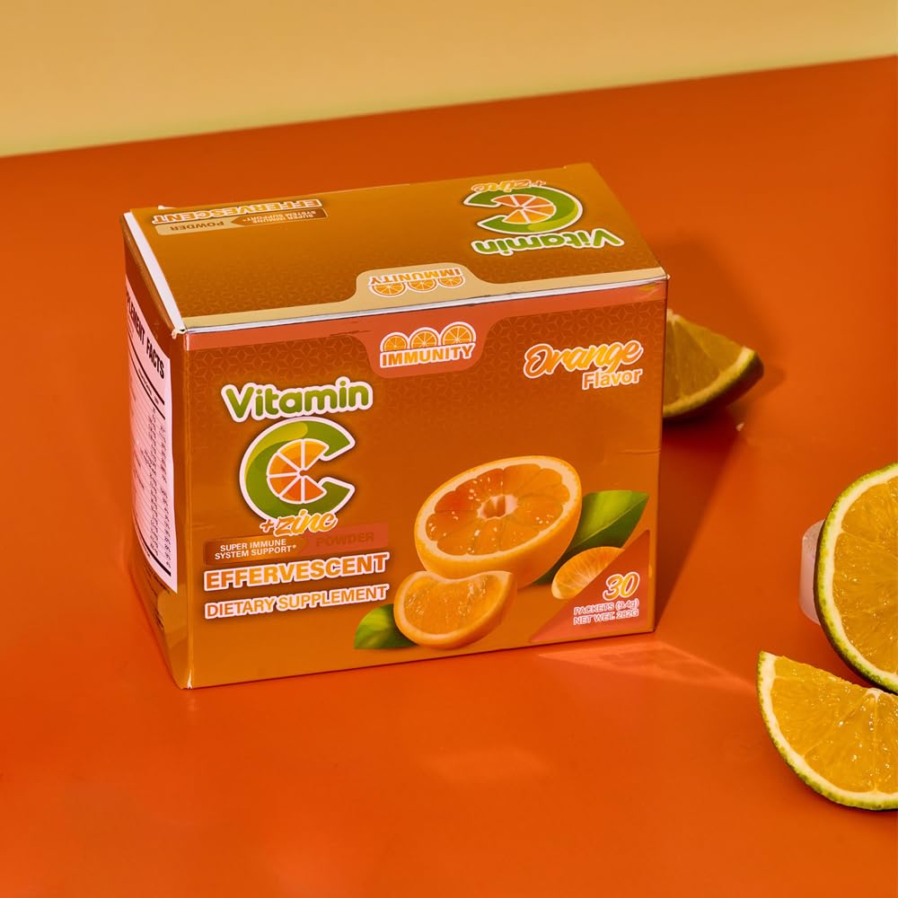 ZIVA Vitamin C + Zinc Immune Support Powder – 30 Sachets