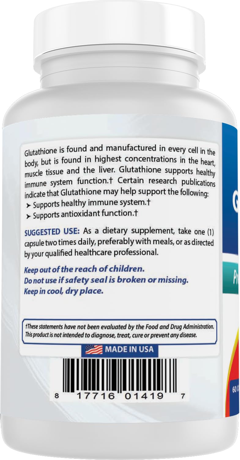 Best Naturals L-Glutathione 250 mg Capsule, 60 Capsules