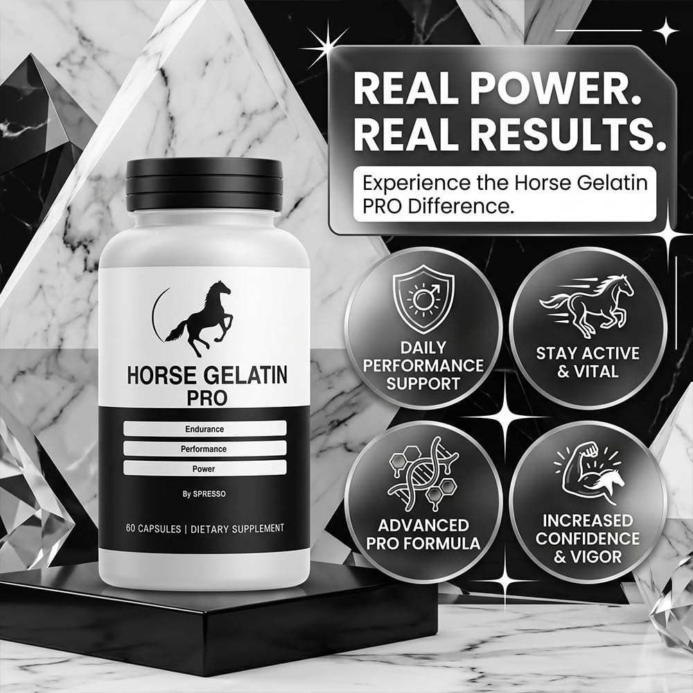 SPRESSO Horse Gelatin Capsules, 300 Capsules
