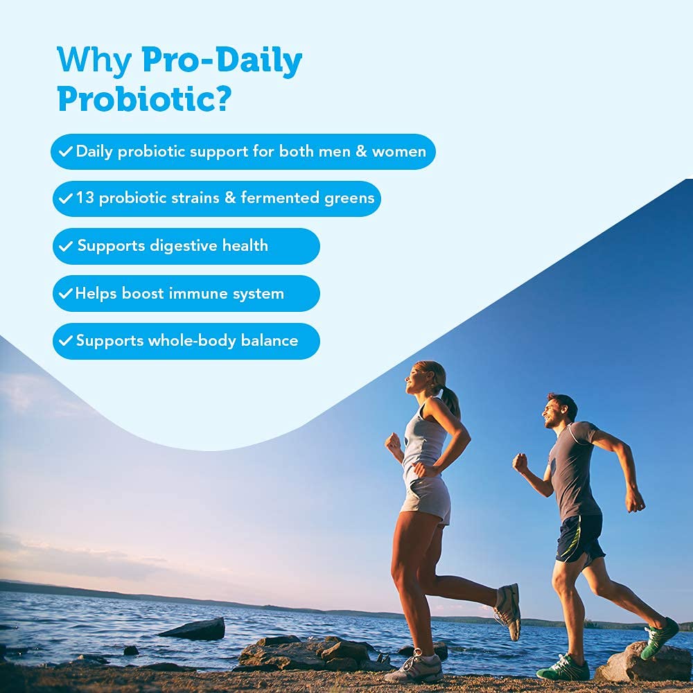 Vitamin Bounty Pro-Daily Probiotic 5 Billion CFU - 13 Strains with Lactobacillus Acidophilus & Bifidobacterium for Digestive Health - Probiotics for Men & Women Gut Health Support Capsules, 30 Count