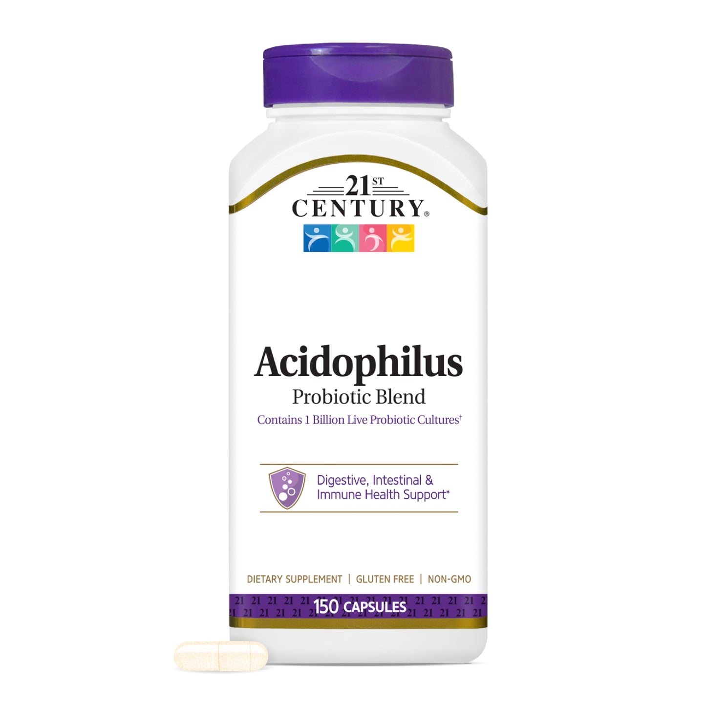 21st Century Acidophilus Probiotic Blend Capsules 150 Count