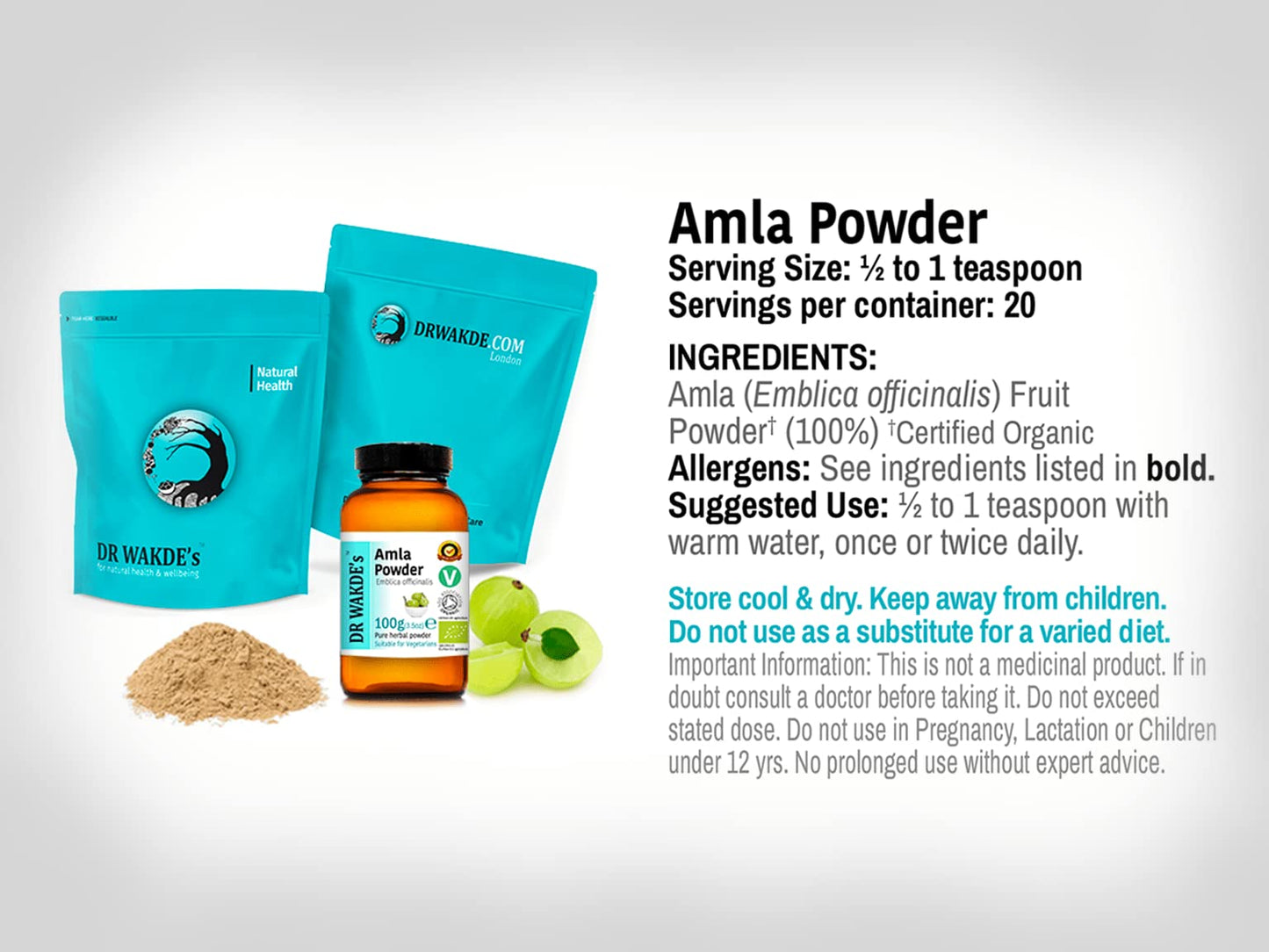 DR WAKDE'S Amla Fruit Powder 3.5274