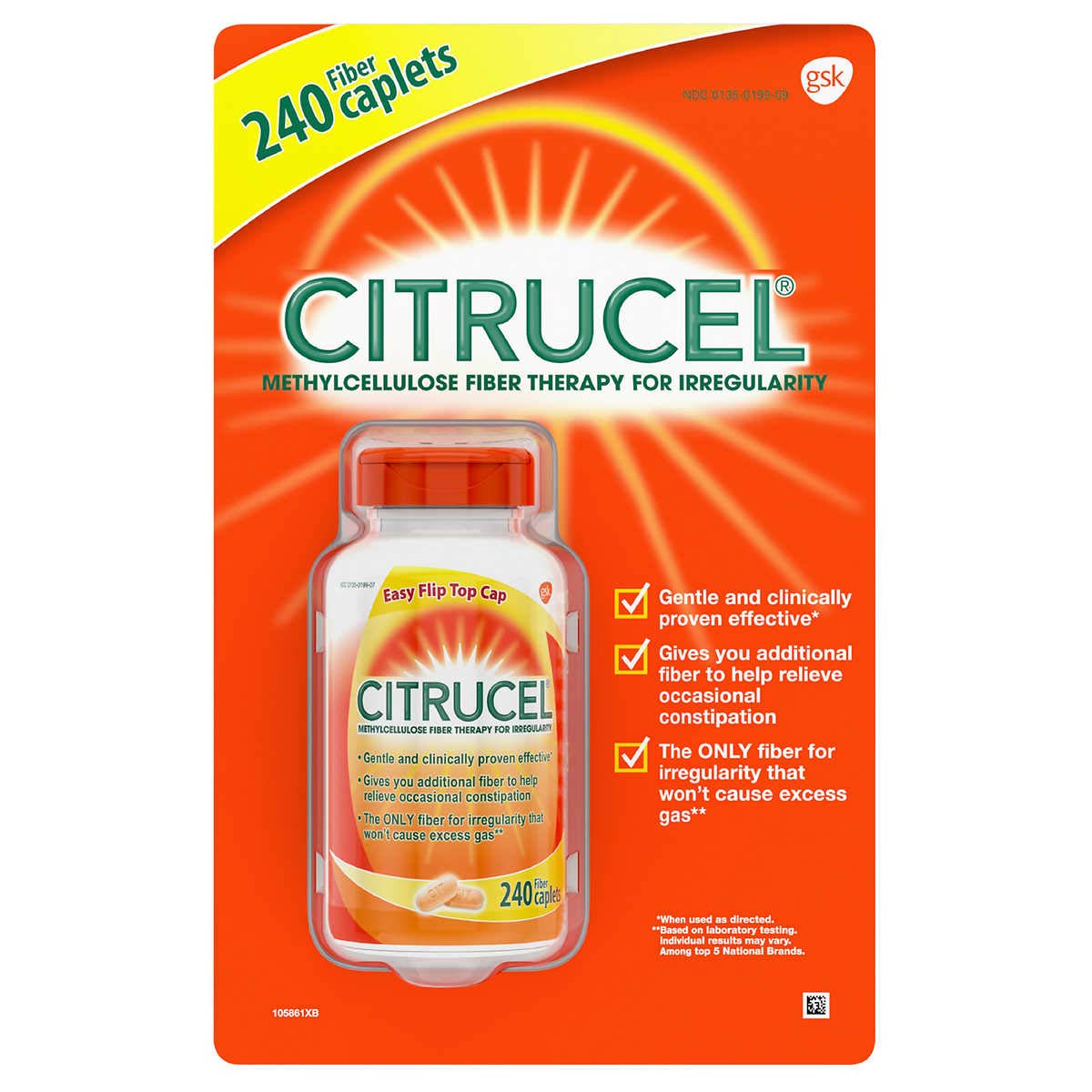 CITRUCEL Fiber Therapy Caplets, 720 Caplets