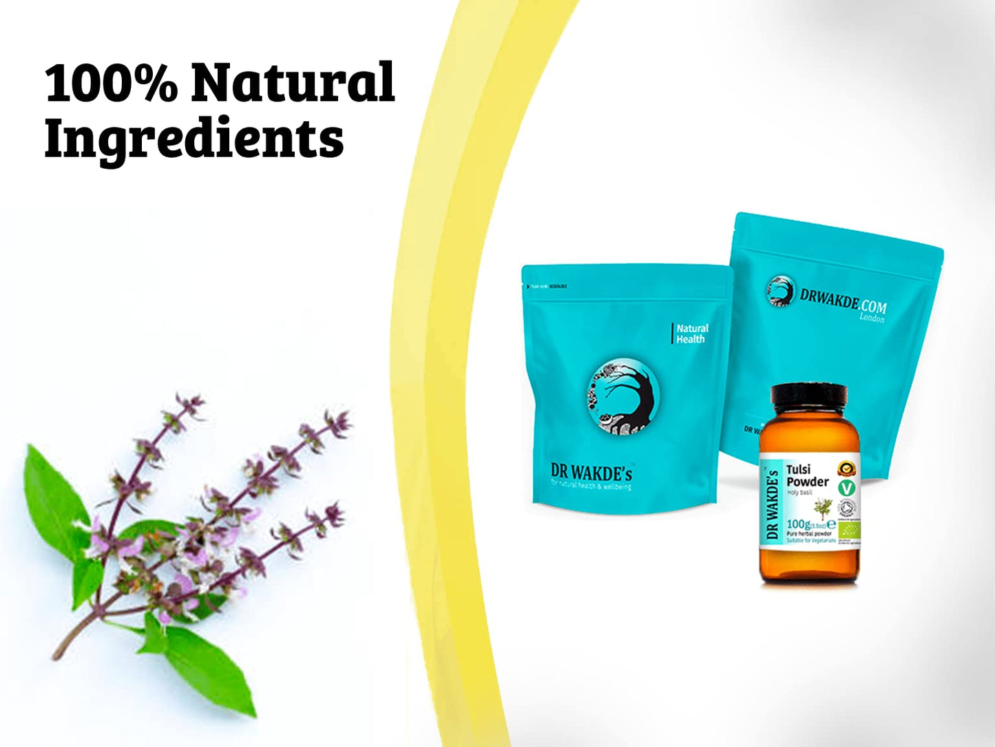 DR WAKDE'S Tulsi Powder (Holy Basil) 17.64 oz