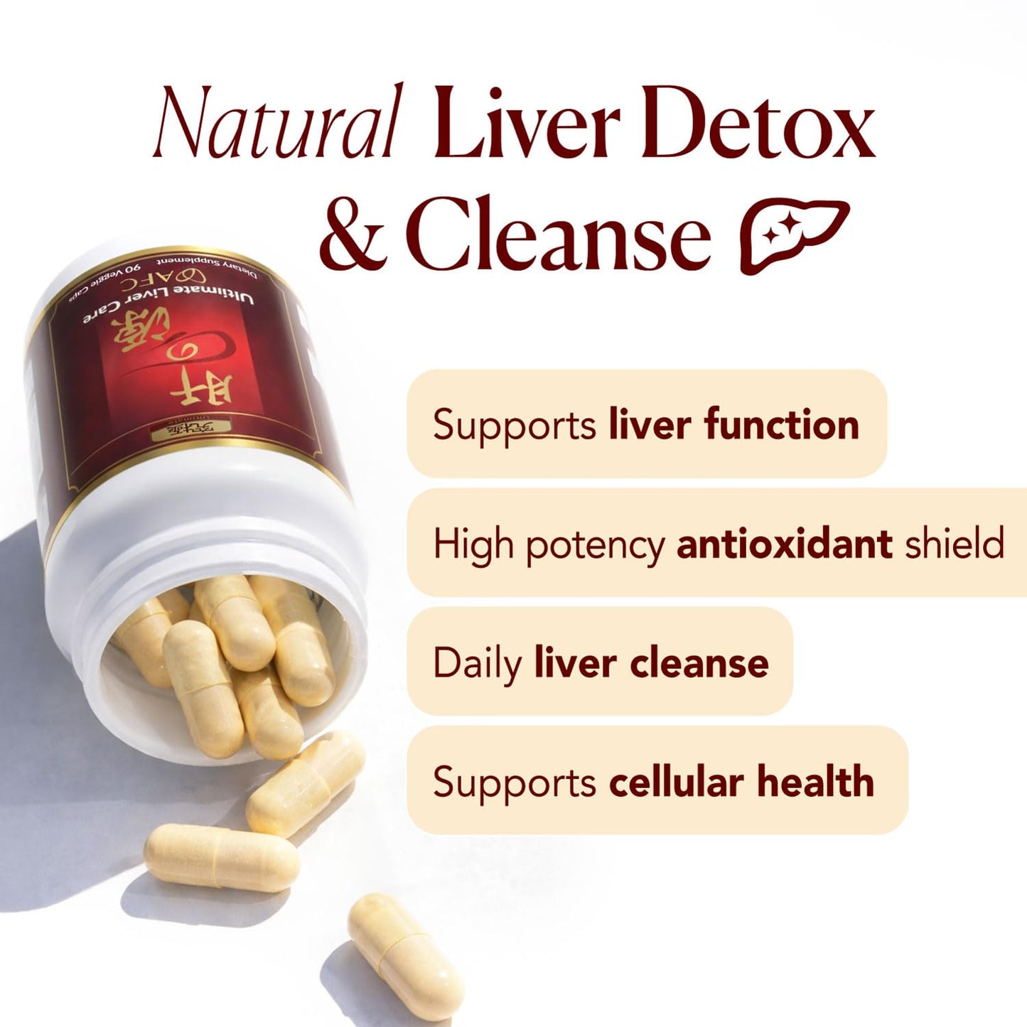 AFC Japan Ultimate Liver Care - Cleanse & Detox 90 Veggie Caps