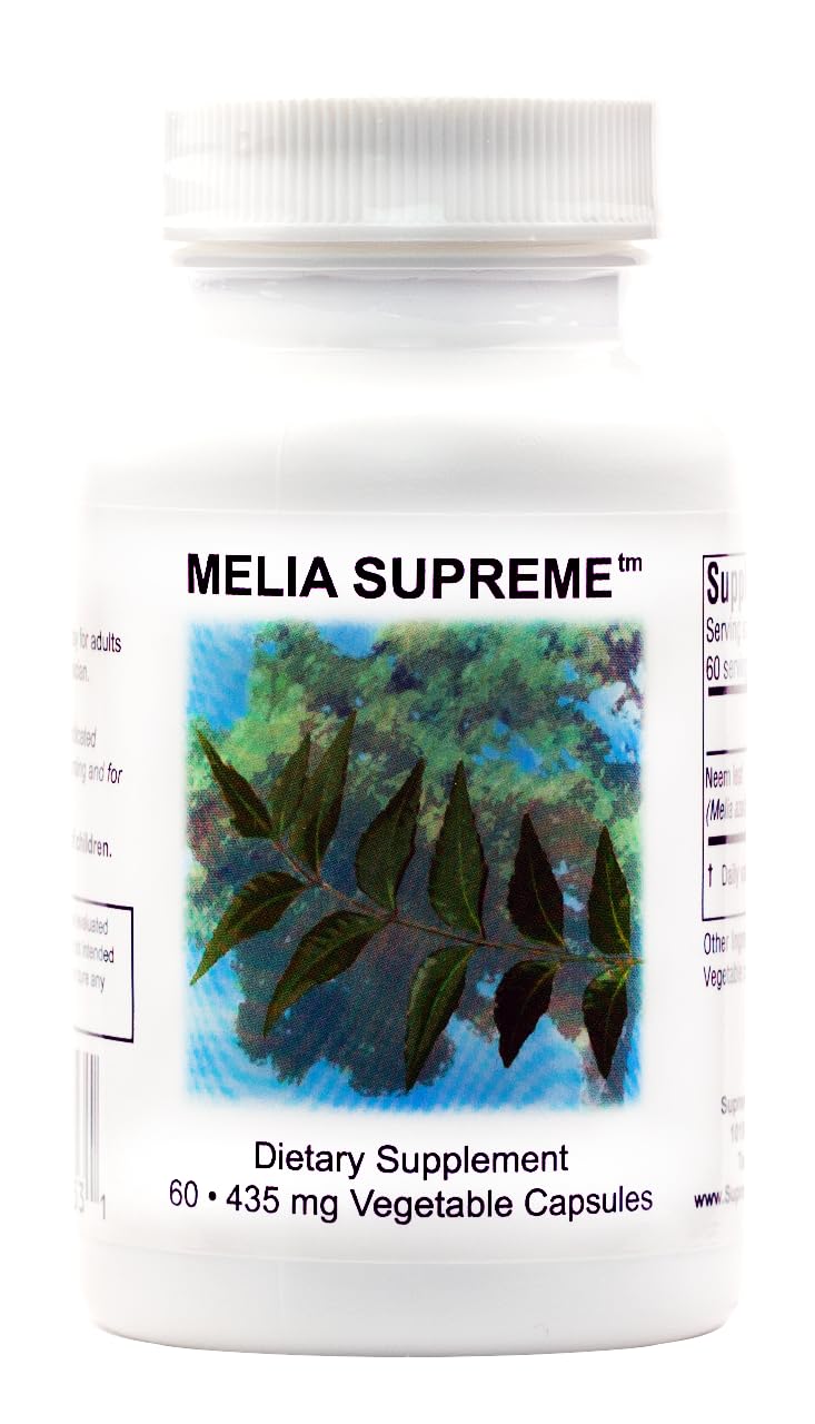 Supreme Nutrition Products Melia Supreme Neem Leaf Capsules, 60 Count