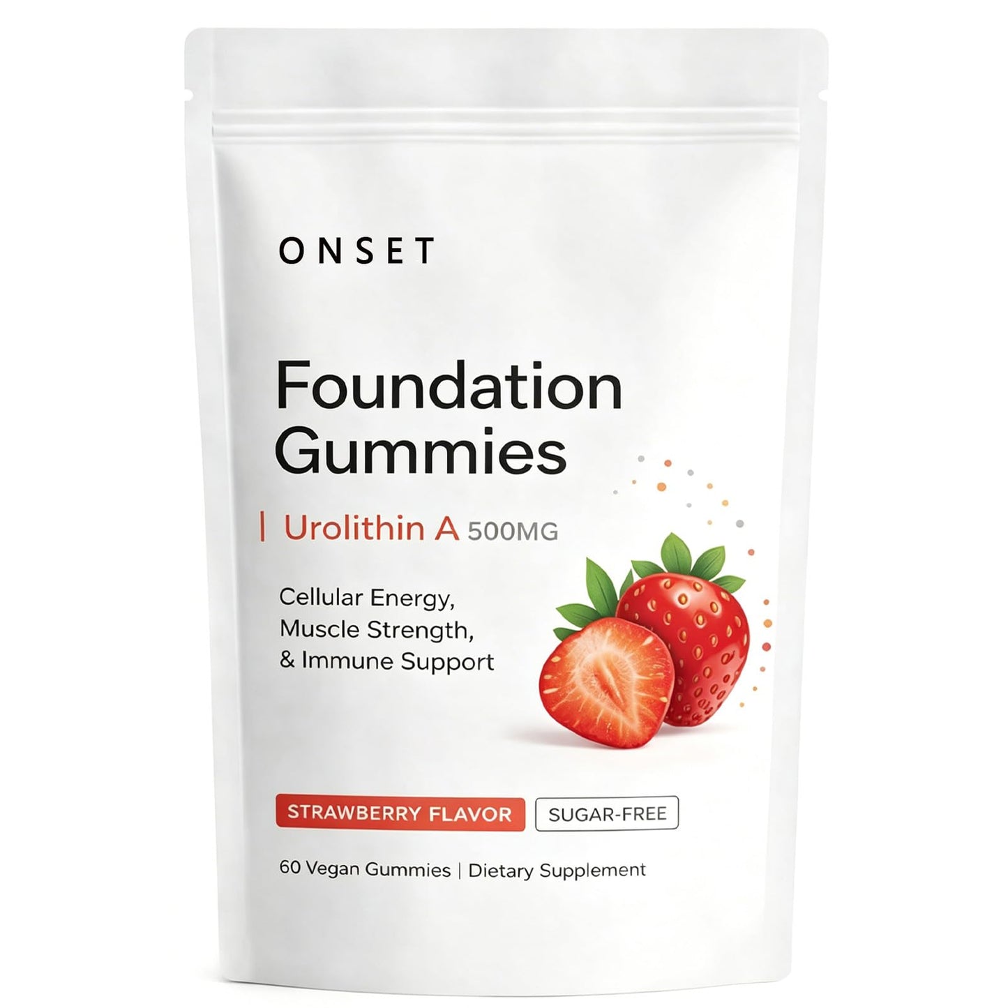 ONSET Foundation Urolithin A Gummies, 60 Count