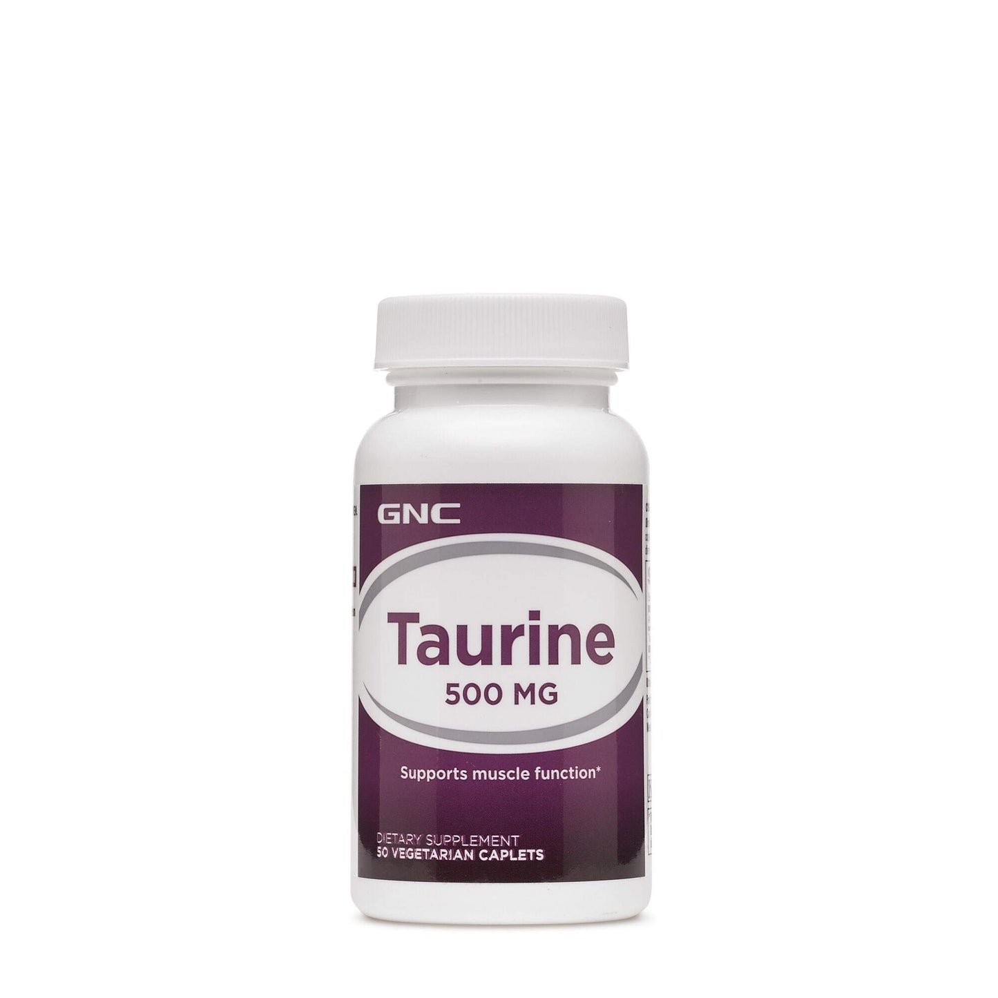 GNC Taurine 500mg Caplets, 50 Count