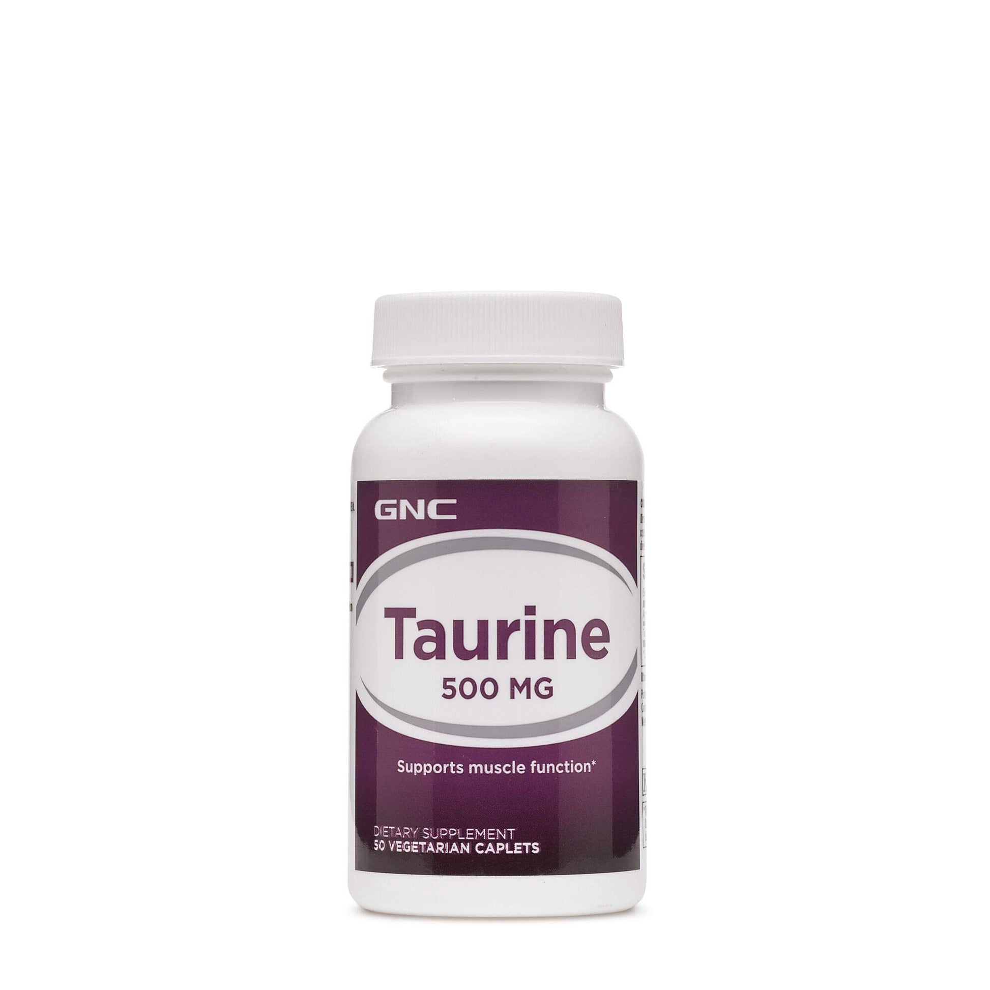 GNC Taurine 500mg Caplets, 50 Count