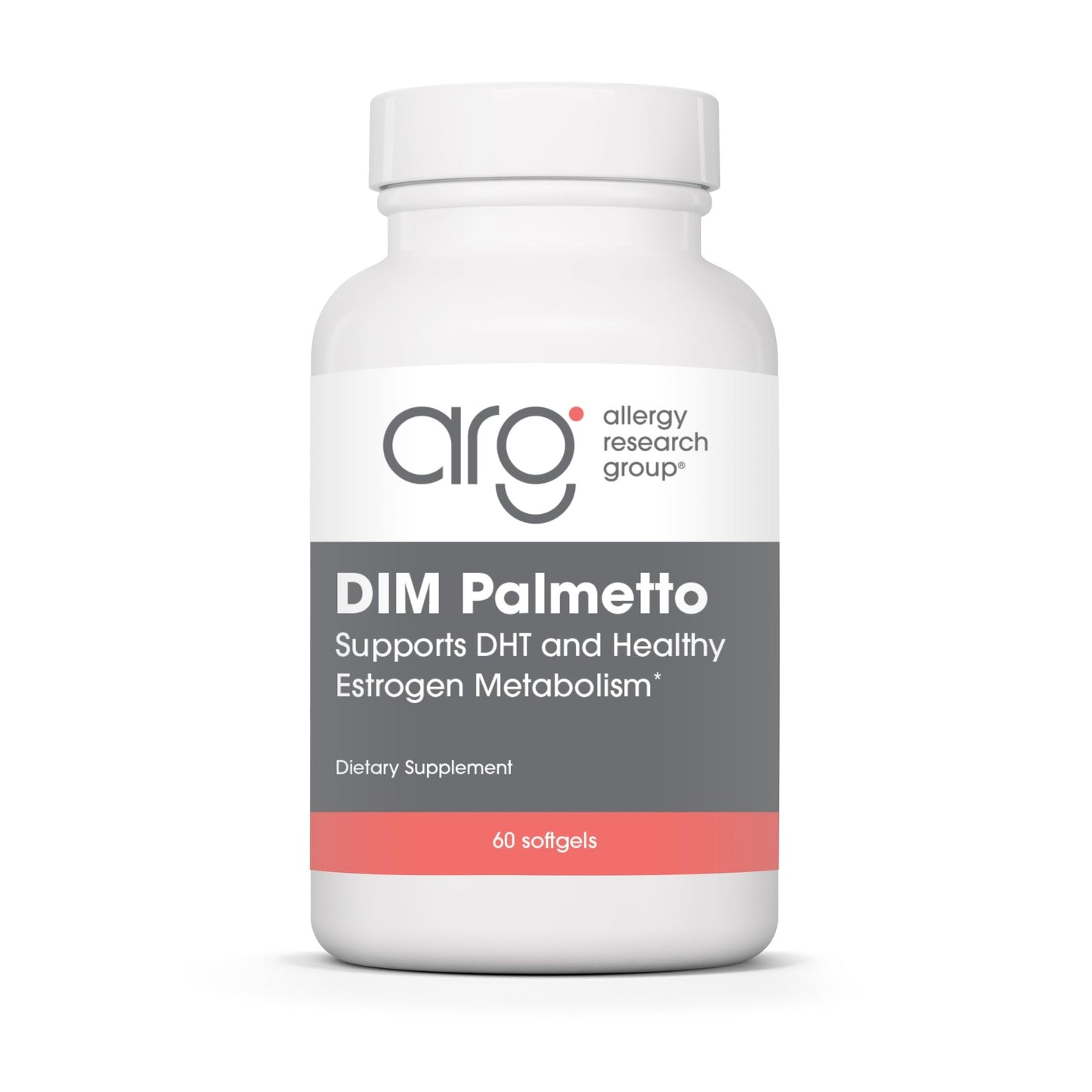 Allergy Research Group ARG DIM Palmetto BioResponse DIM & Palmetto Extract Softgels, 60 Count