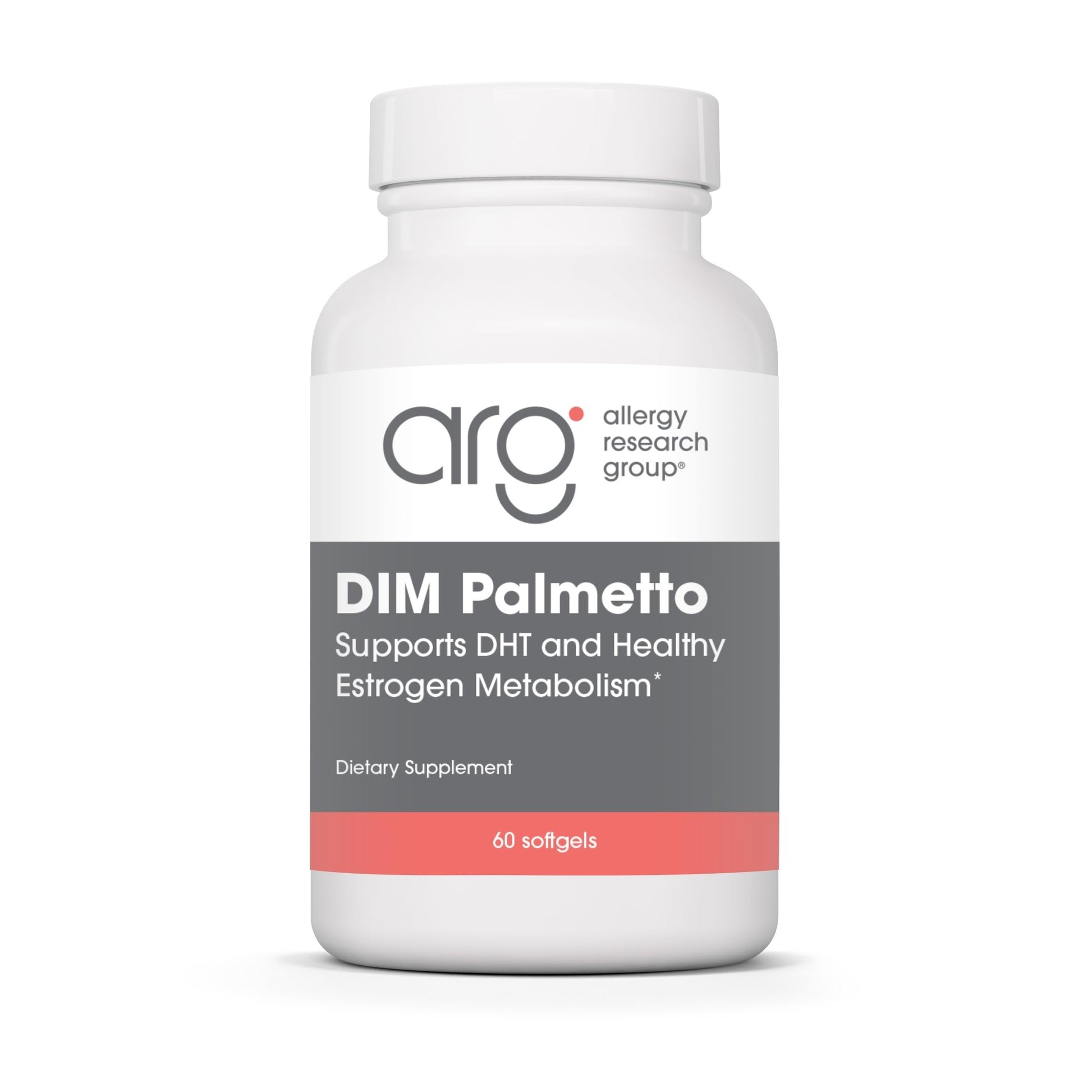 Allergy Research Group ARG DIM Palmetto BioResponse DIM & Palmetto Extract Softgels, 60 Count