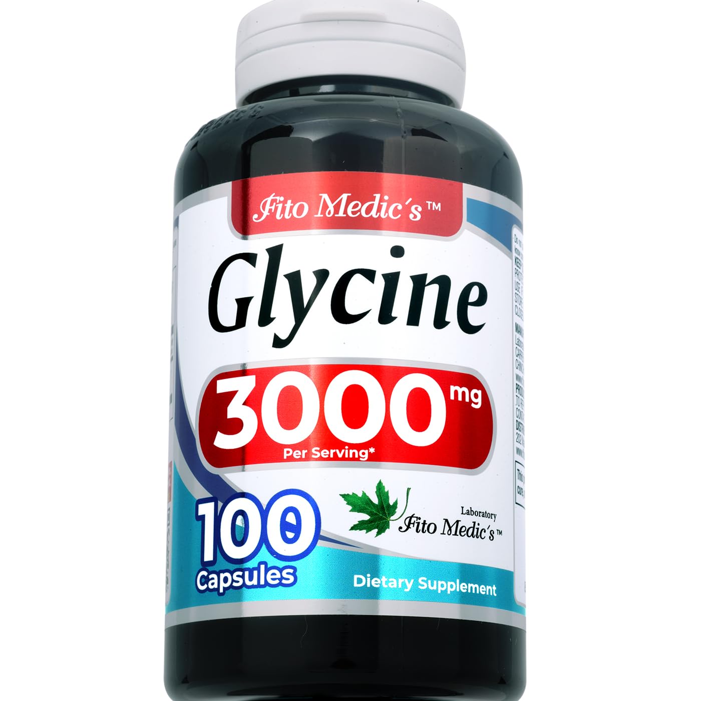 FITO MEDIC'S Glycine Supplement Capsule, 100 Capsules