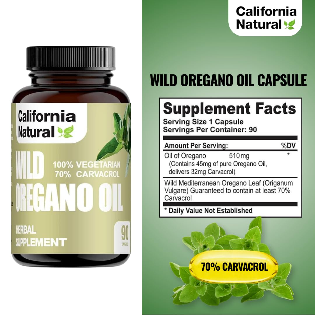 YISHIDA Wild Oregano Oil Capsules 90 Count