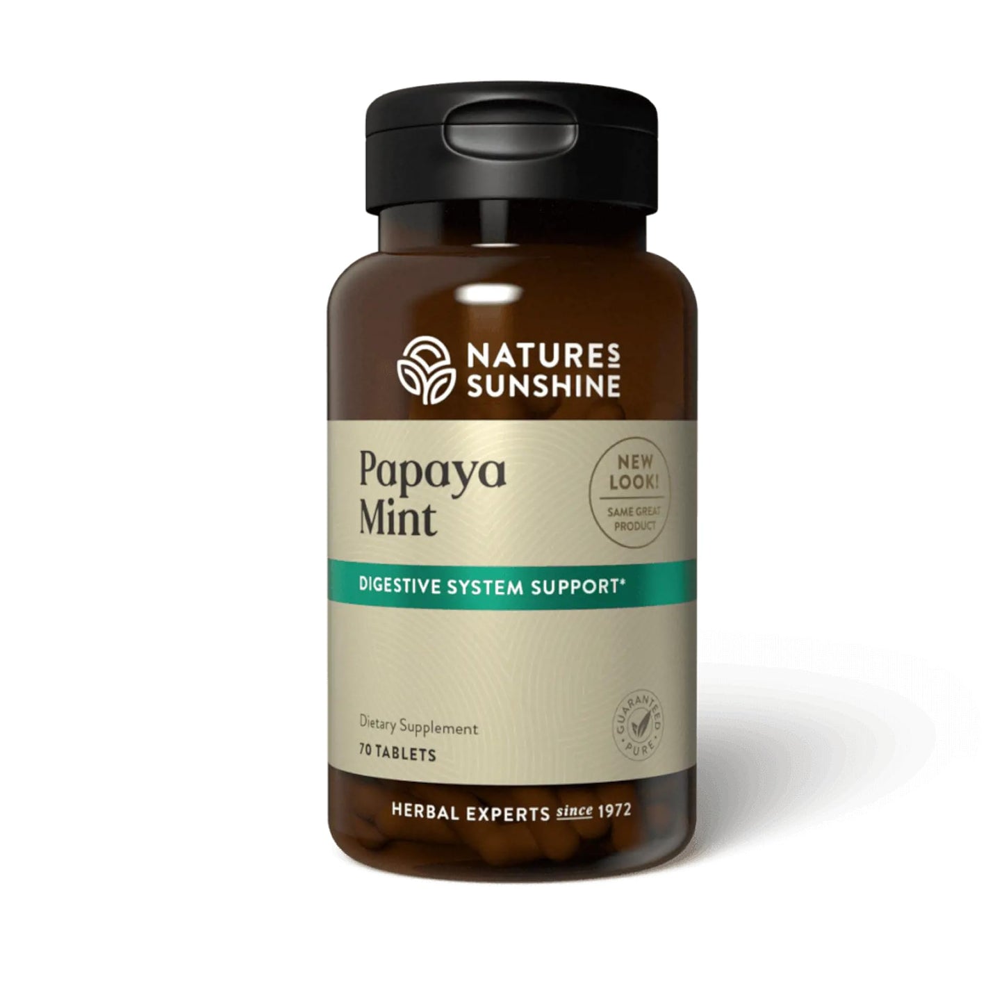 Nature's Sunshine Papaya Mint Chewable Tablets 70 Count