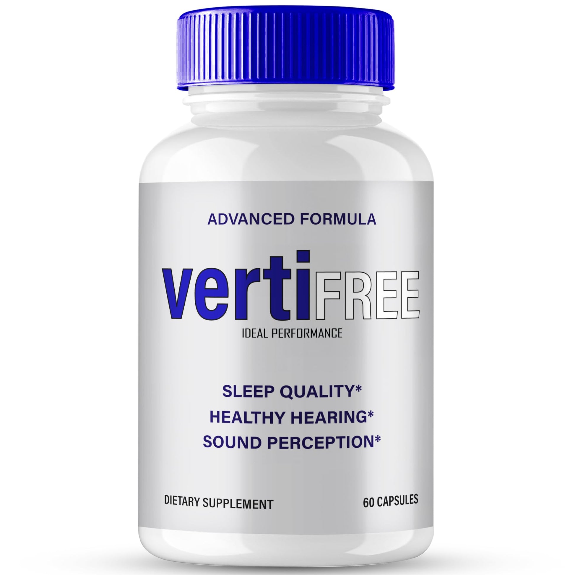 Ideal Performance Vertifree Tinnitus Relief for Ringing Ears, 60 Capsules
