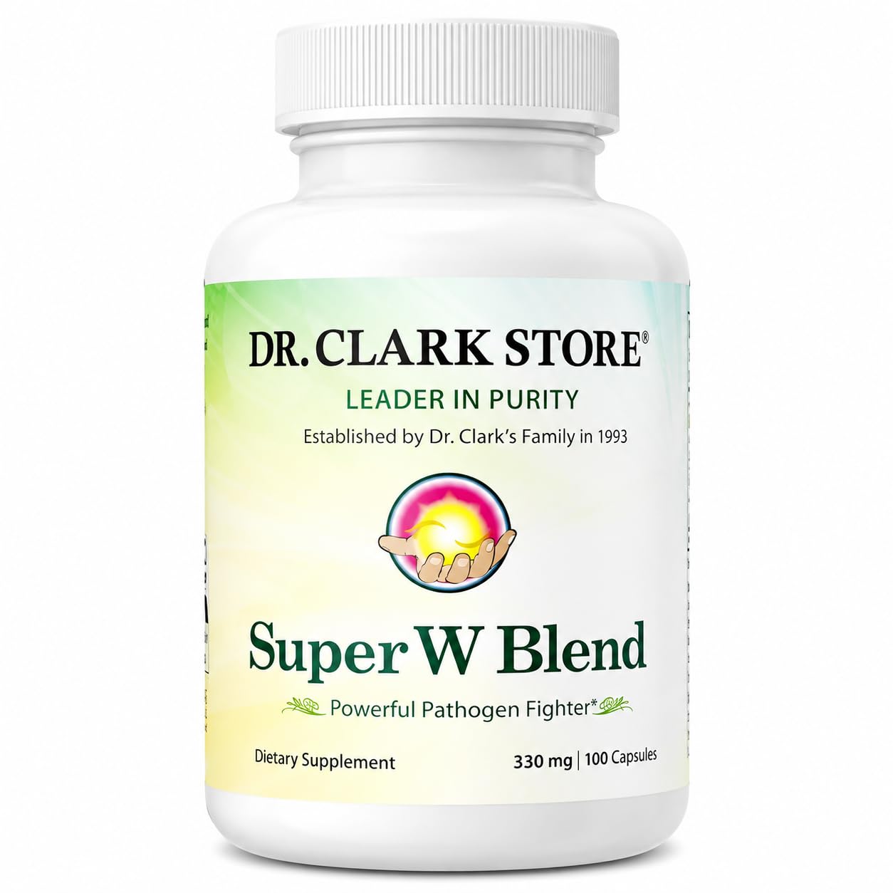Dr Clark Store Super-W Wormwood Blend 330mg Capsules, 100 Count