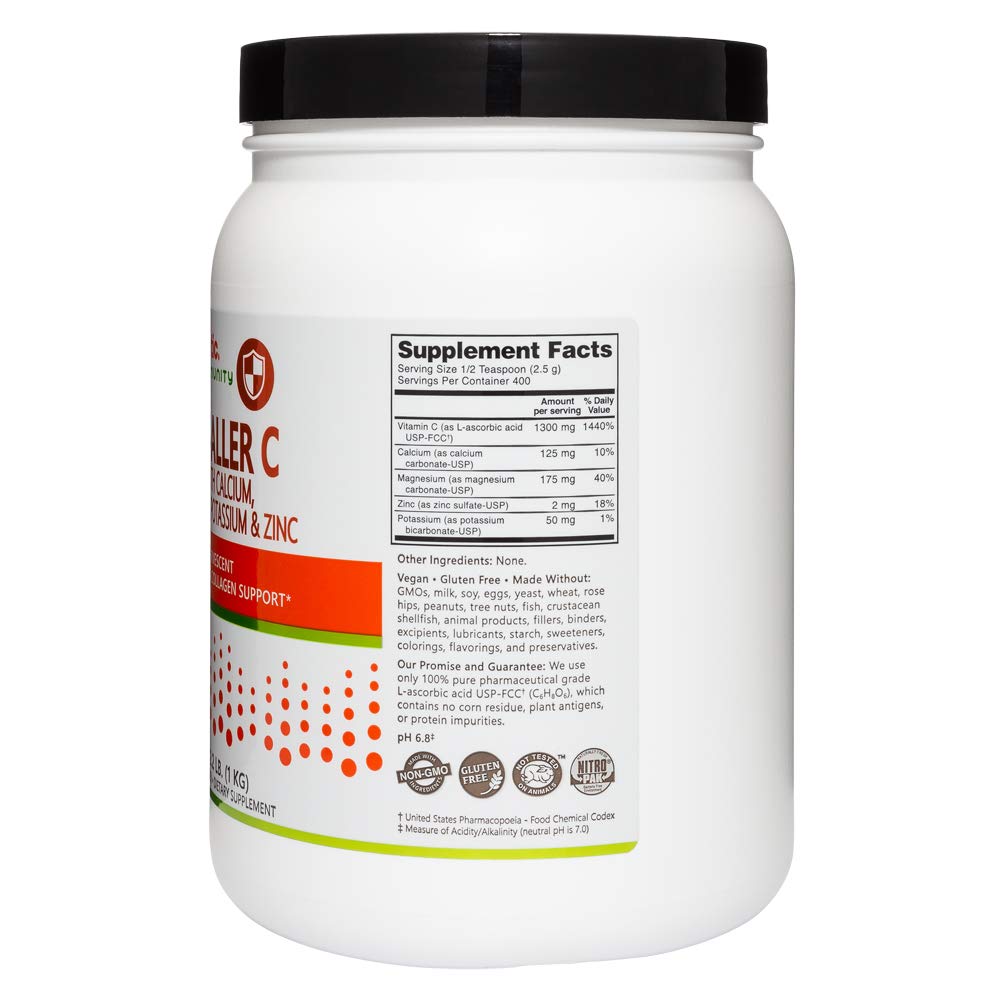 NutriBiotic Hypo-Aller C Powder Vitamin C & Minerals, 35.2 oz