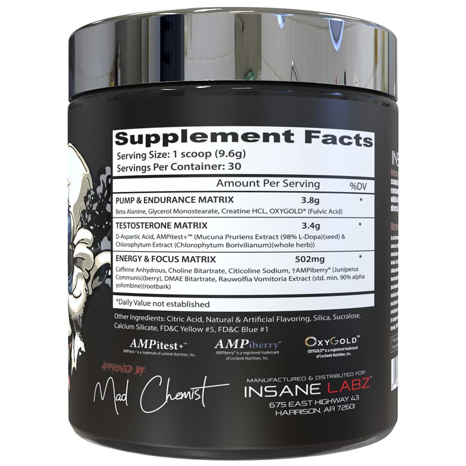 Insane Labz Psychotic Test Powder 7 oz