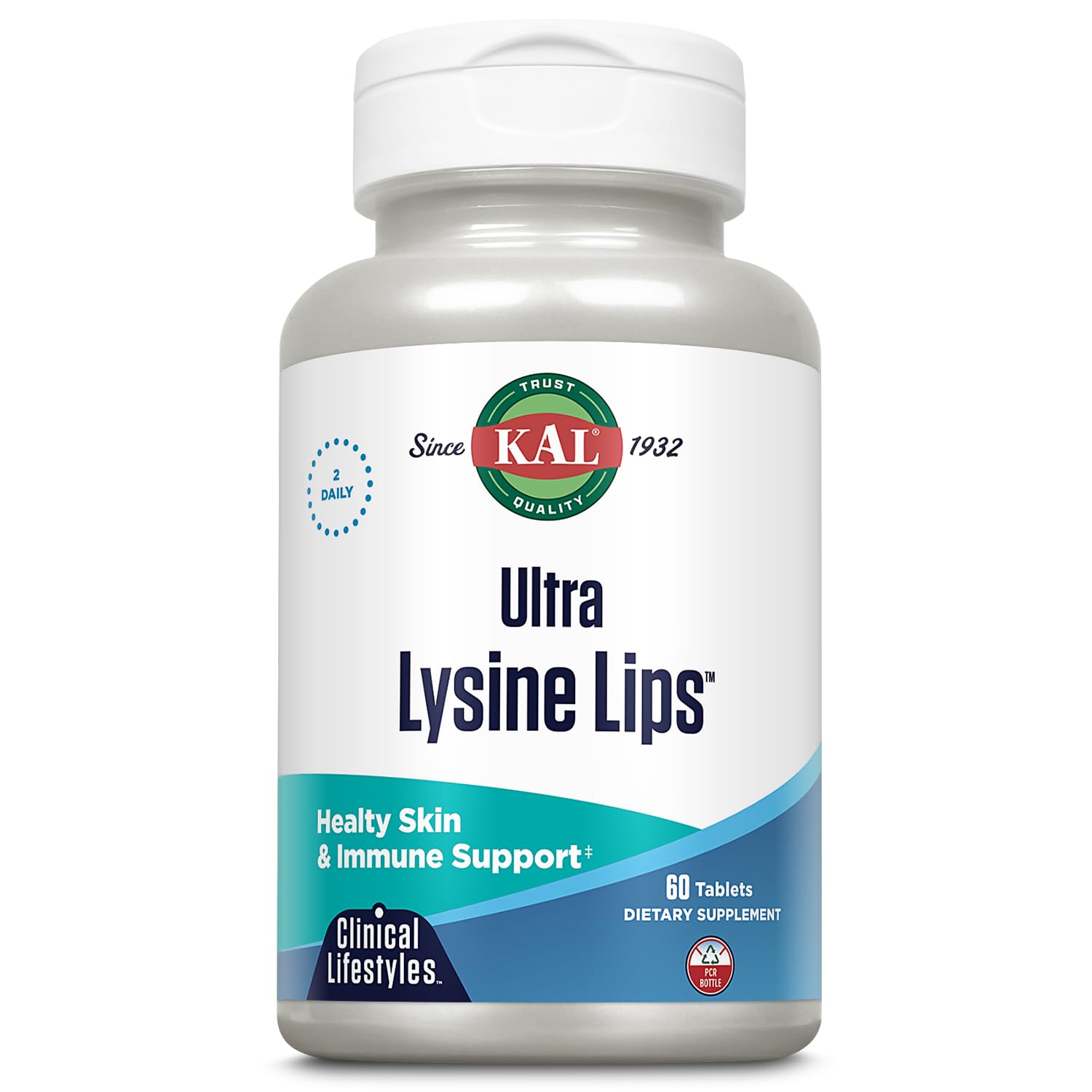 KAL Ultra Lysine Lips Supplement Tablets, 60 Tablets