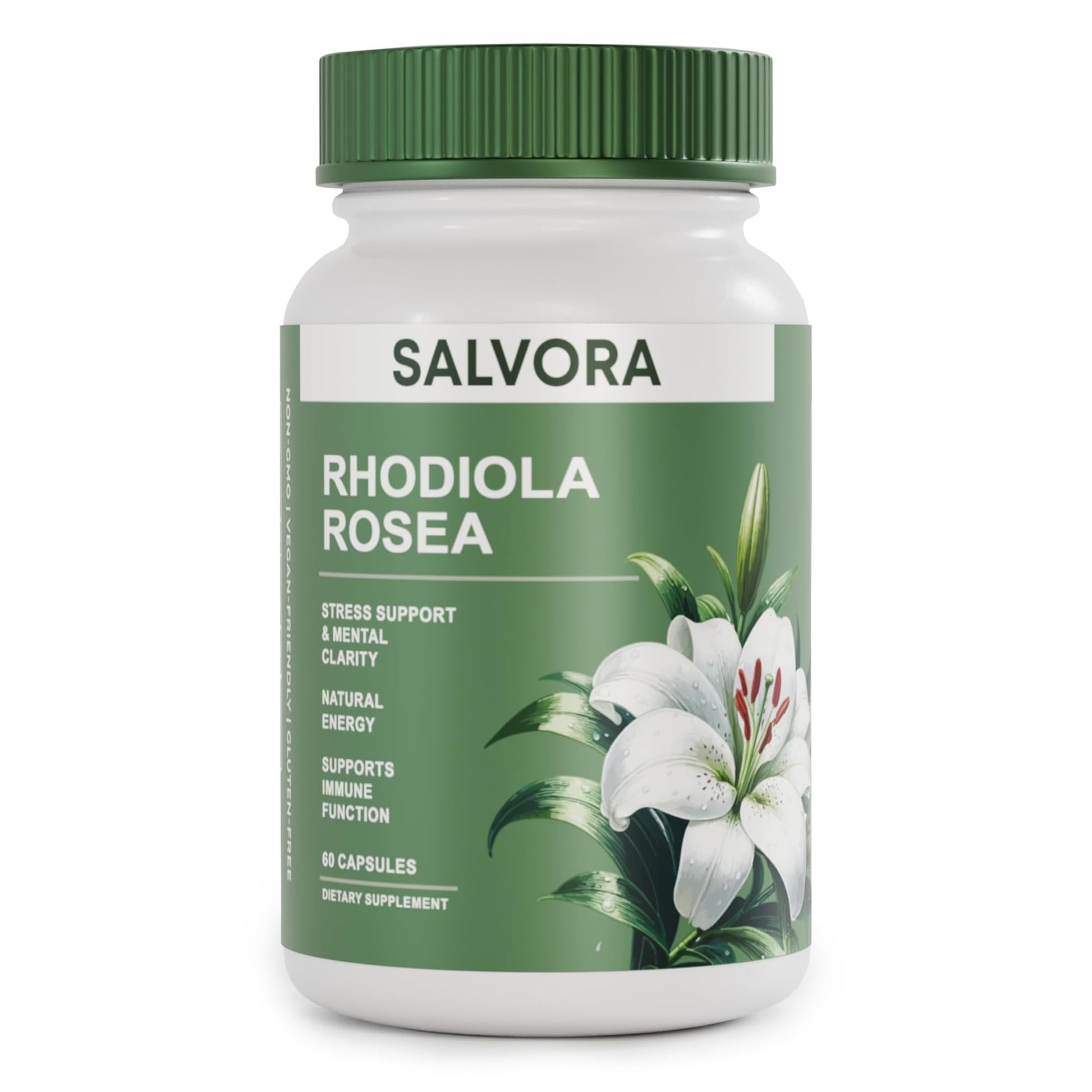 Salvora Rhodiola Rosea Capsule, 60 Count