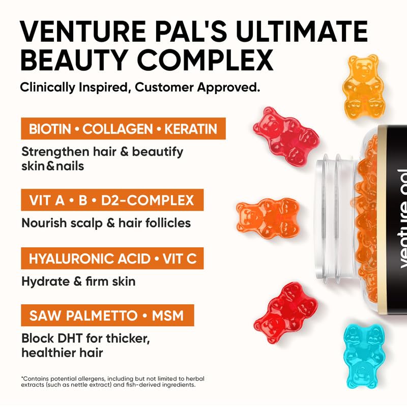 Venture Pal Biotin Gummies 60 Count