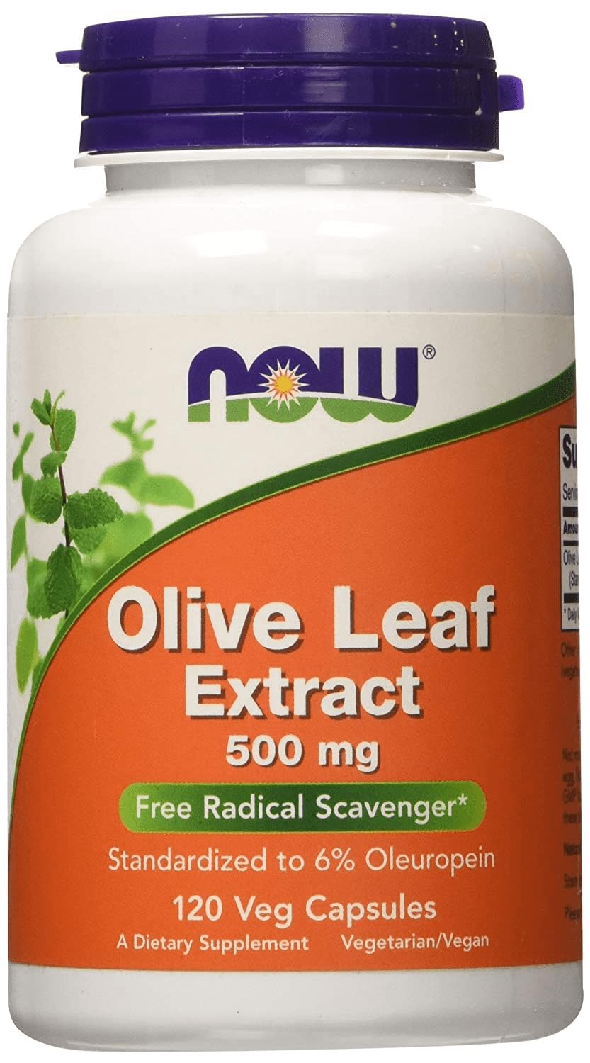 NOW Foods Olive Leaf Extract 500mg/6%, 360 Capsules