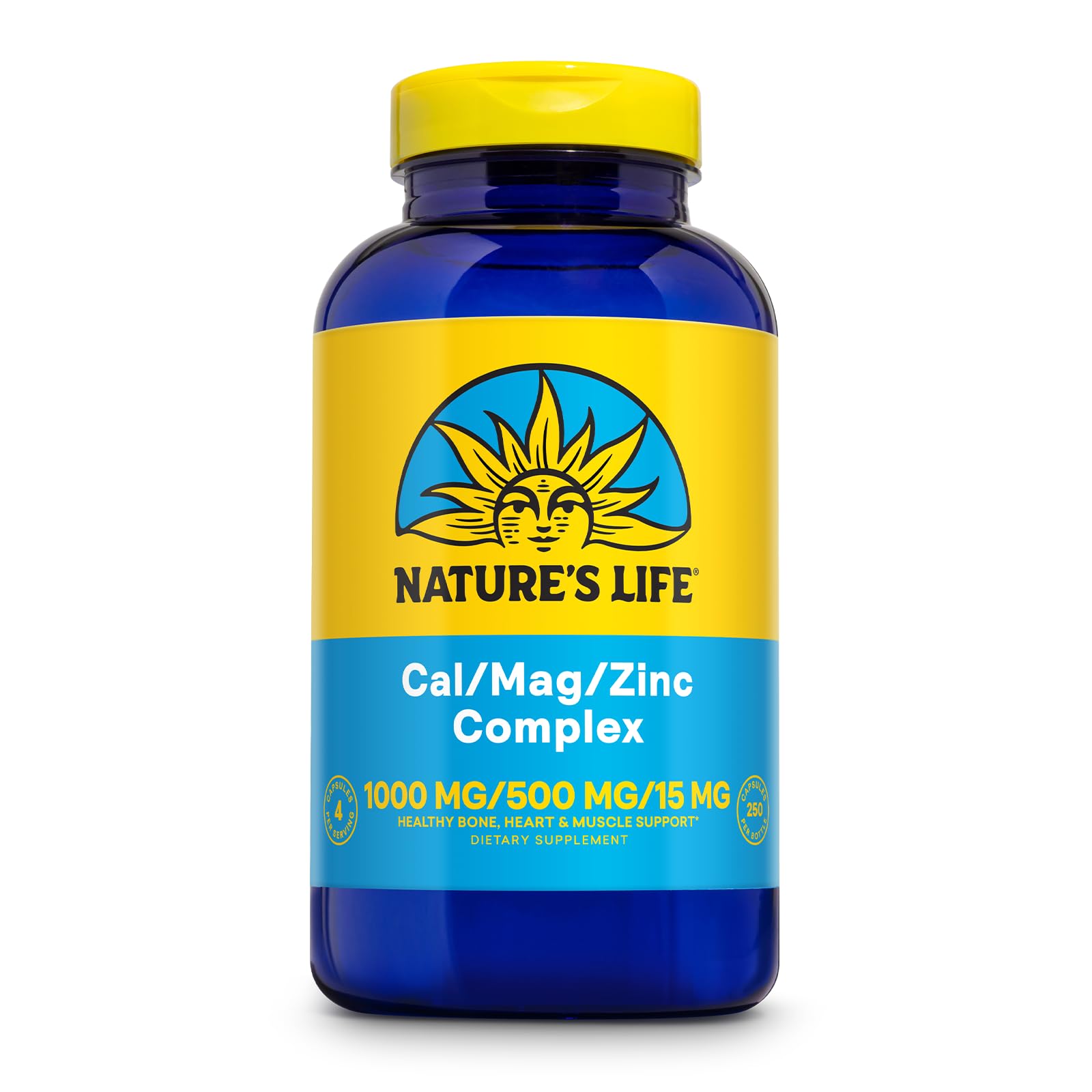 Nature's Life Cal Mag Zinc Complex 250 Tablets