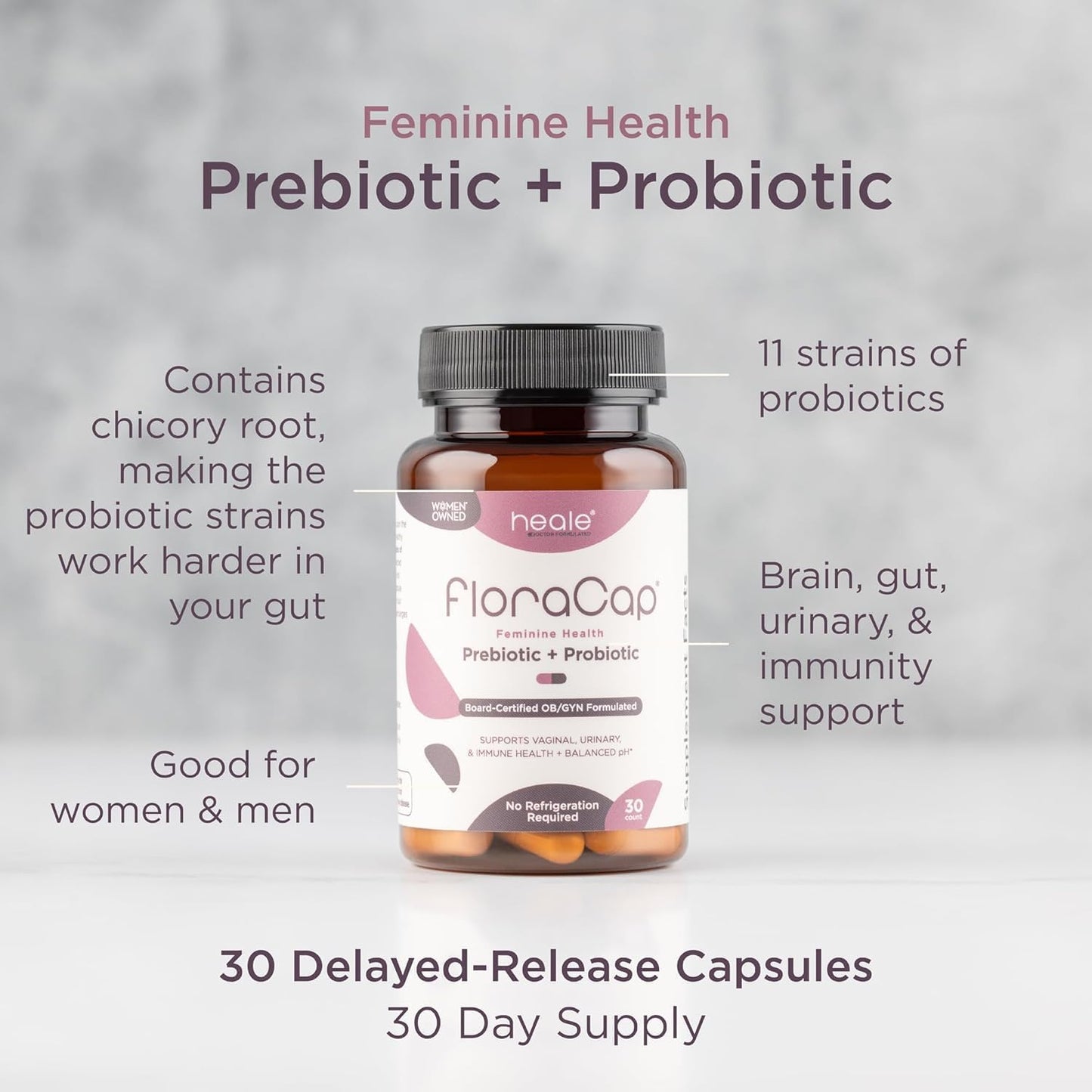 FloraCap Vaginal Probiotics for Women Capsules 60