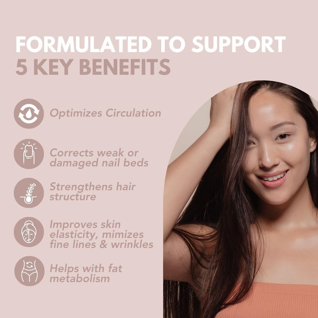 Unique Formula Premium Beauty Skin 25+ Collagen Capsule, 120 Count