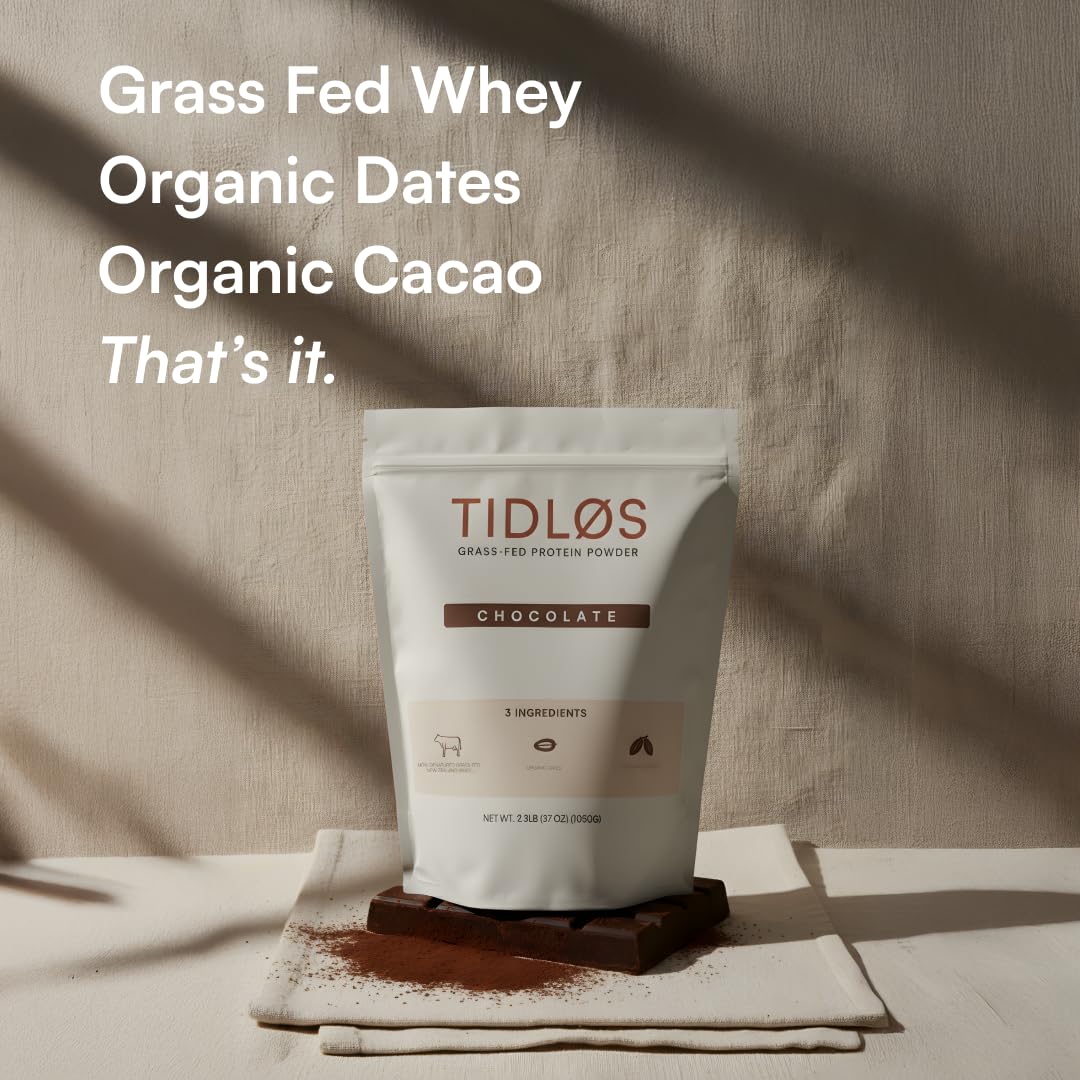 Aplos Modern Nutrition TIDLOS Grass-Fed Protein Powder (Chocolate) 33 Servings