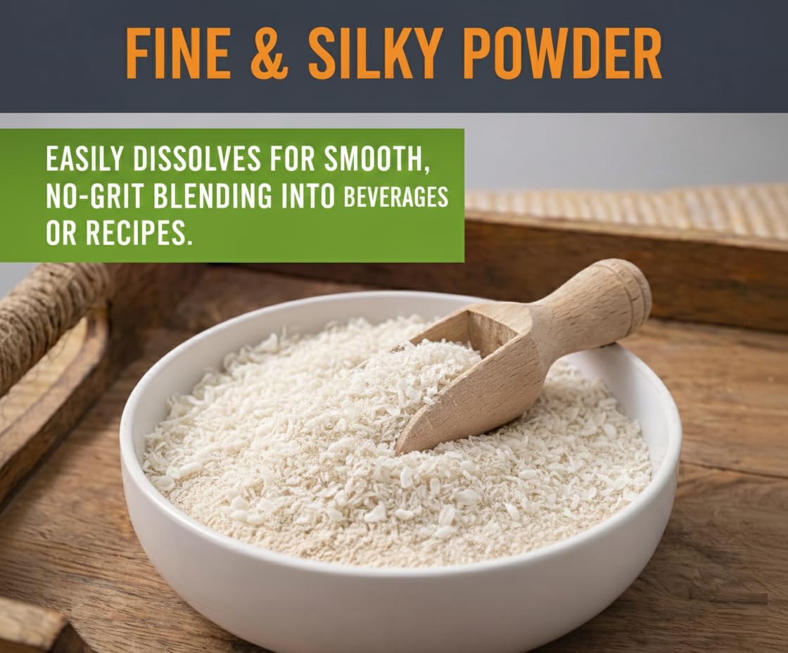 FARMVEDIC Psyllium Husk Fiber Powder Unflavored, Gluten-Free, Non-GMO, 8.81 oz