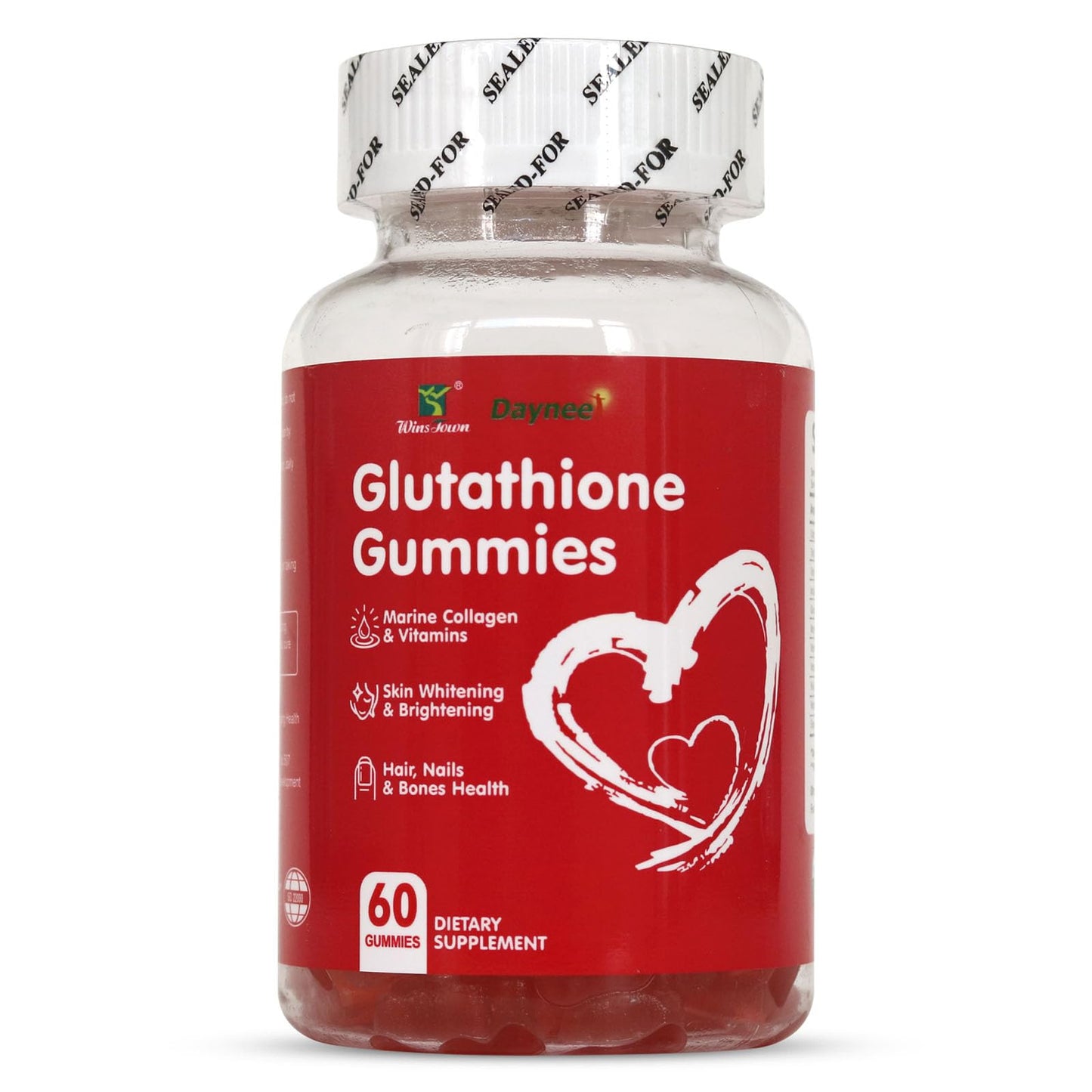 Wins Town Glutathione Gummies 1000mg, 60 Count