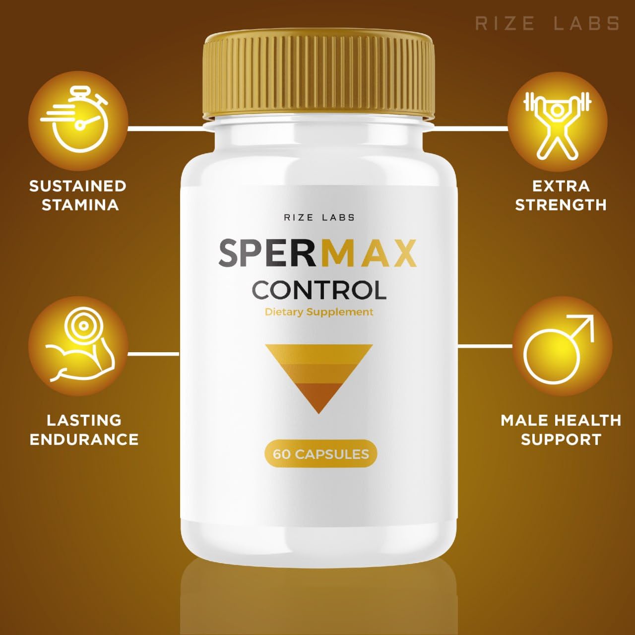Rize Labs SperMax Control Dietary Supplement Capsule, 60 Count