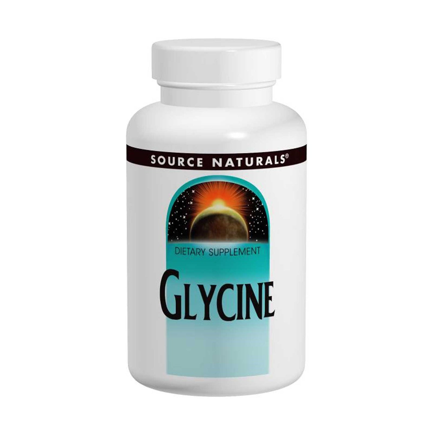 Source Naturals Glycine 500mg Capsules, 200 Capsules