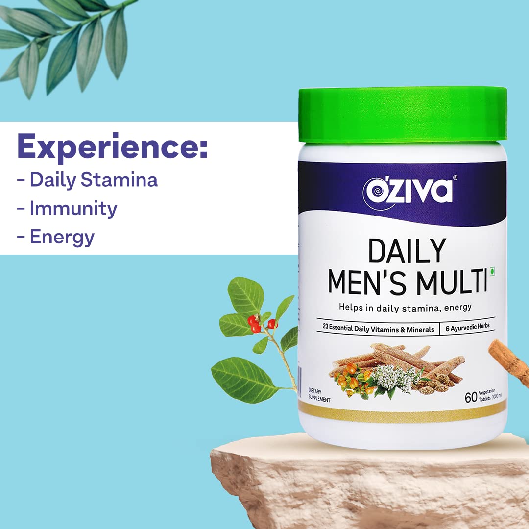 OZIVA Daily Men’s Multivitamins Tablet 60 Count