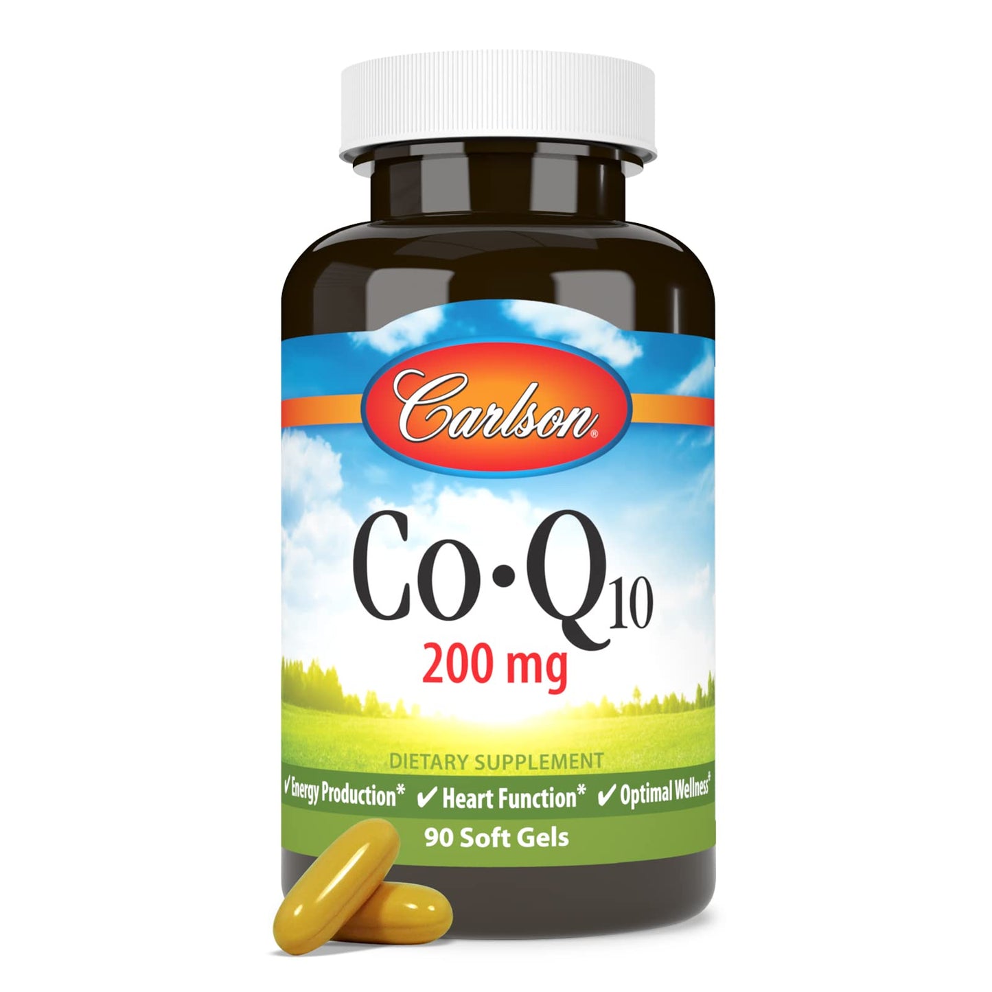 Carlson CO-Q10 200mg Softgels 90 Count