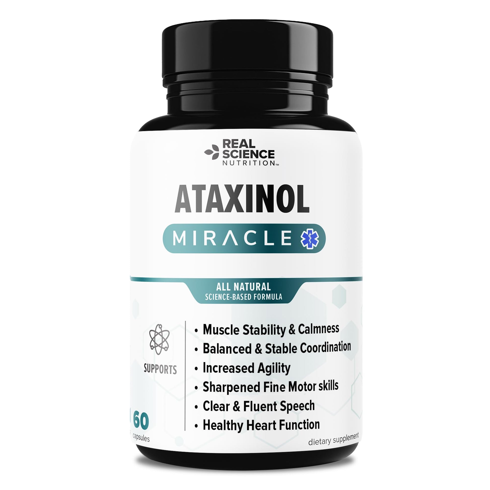 Real Science Nutrition Ataxinol Miracle Capsules, 60 Count