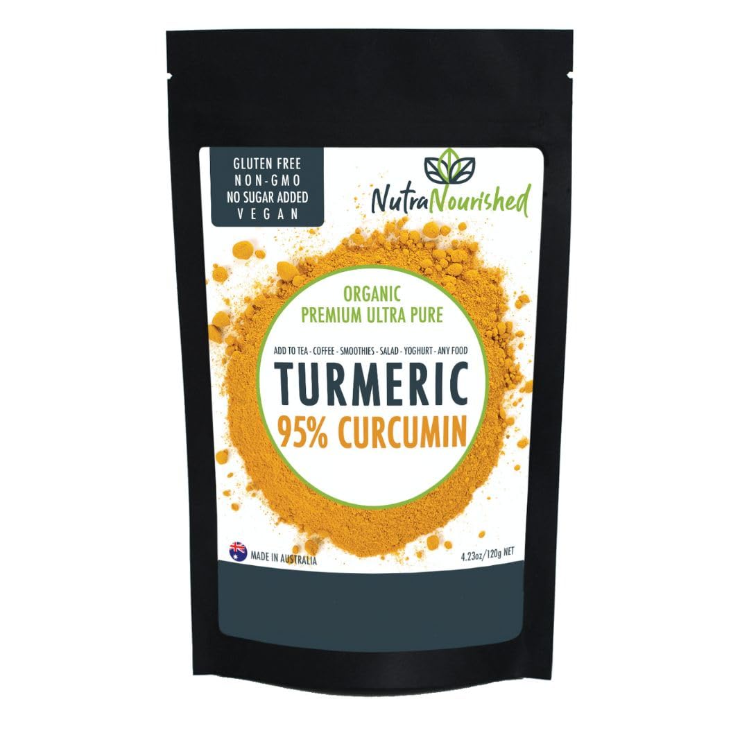 Nutra Nourished Organic Turmeric 95% Curcumin Powder 4.2 oz