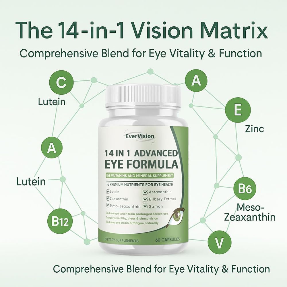 EVERVISION 14-in-1 Advanced Eye Formula, 120 Capsules