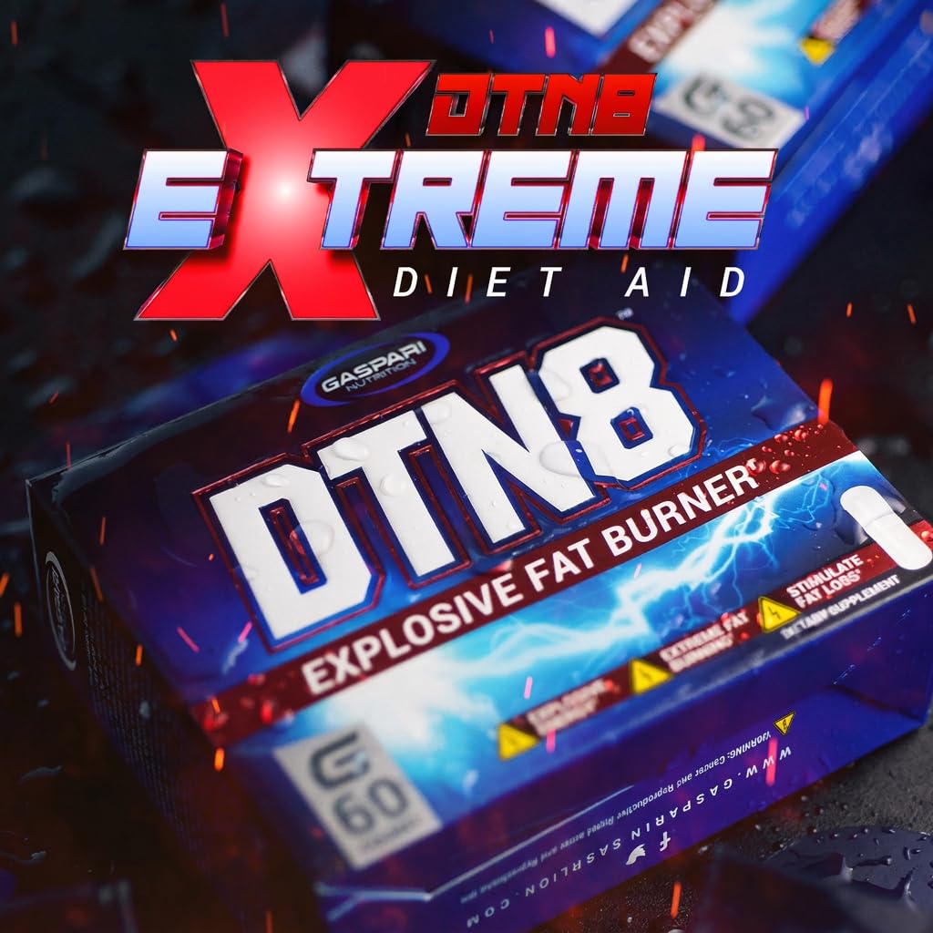 Gaspari Nutrition DTN8 Explosive Fat Burner Capsules 60 Count