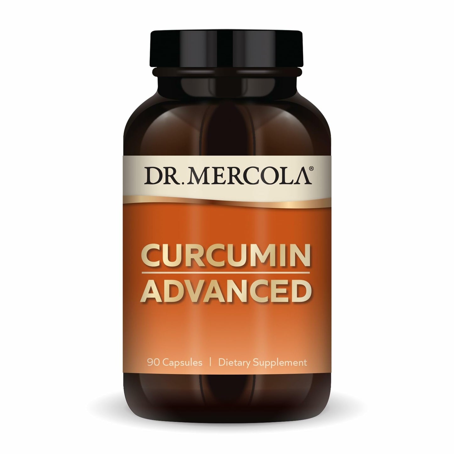 Dr. Mercola Curcumin Advanced 500 mg Curcumin Root Extract 95% Curcuminoids Capsules, 90 Count