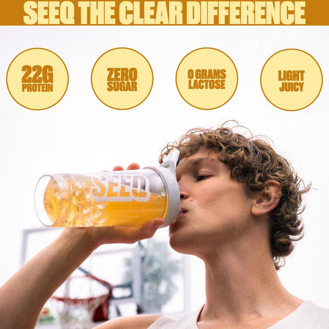 SEEQ Clear Protein Powder Mango Pineapple - 22 Servings