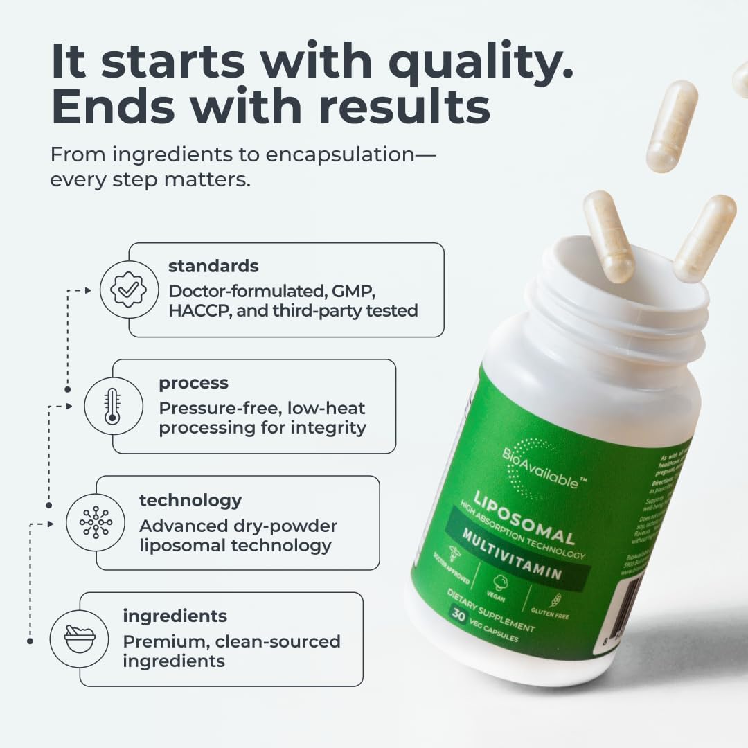 BioAvailable Liposomal Multivitamin Capsule 30 Capsules