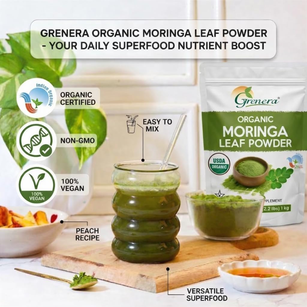 Grenera Organic Moringa Powder 35.2 oz
